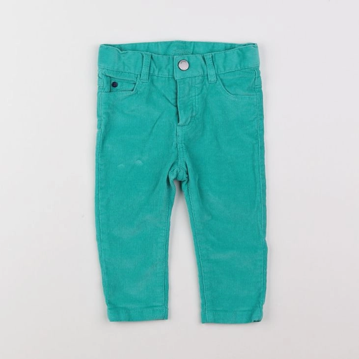 Jacadi - pantalon vert - 12 mois