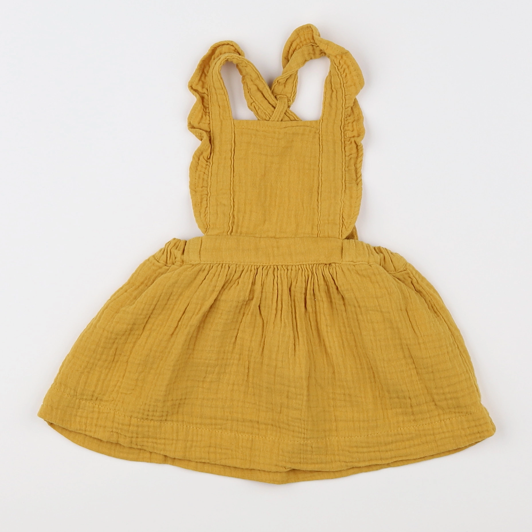 Vertbaudet - robe jaune - 6 mois