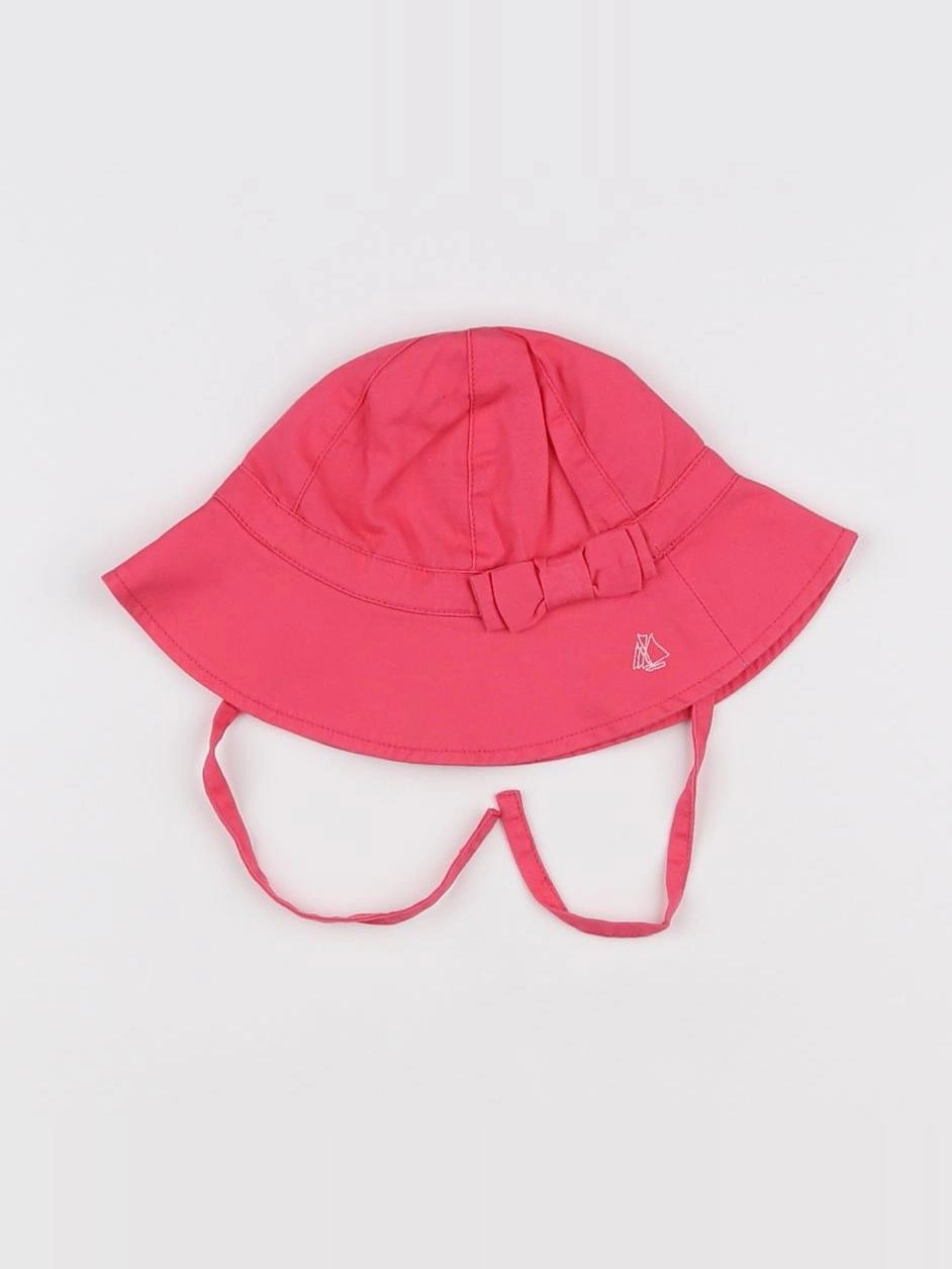 Petit Bateau - chapeau rose - 3/6 mois