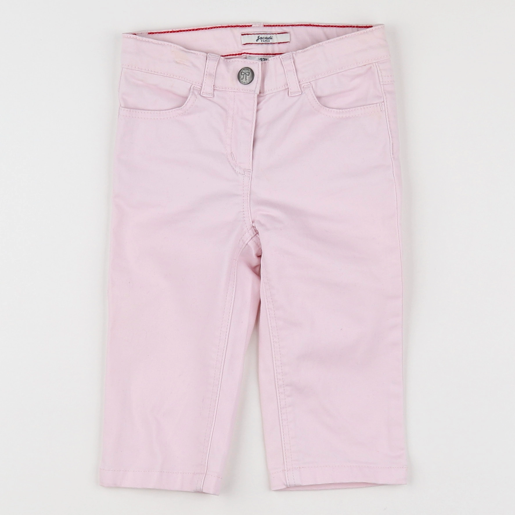 Jacadi - pantalon rose - 12 mois