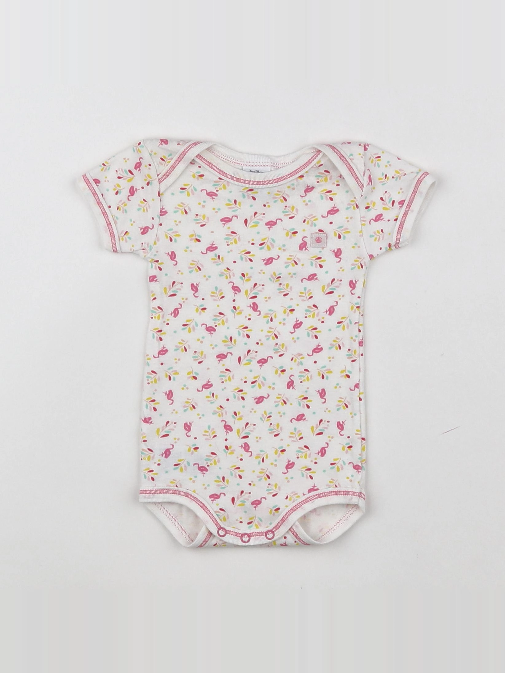 Petit Bateau - body multicolore - 3 mois
