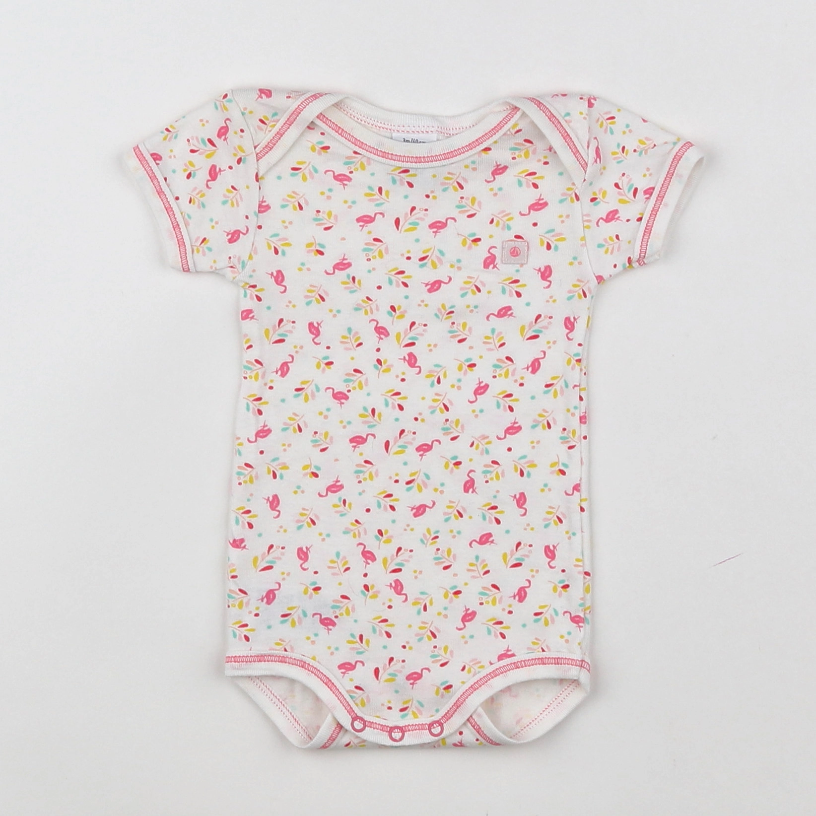 Petit Bateau - body multicolore - 3 mois