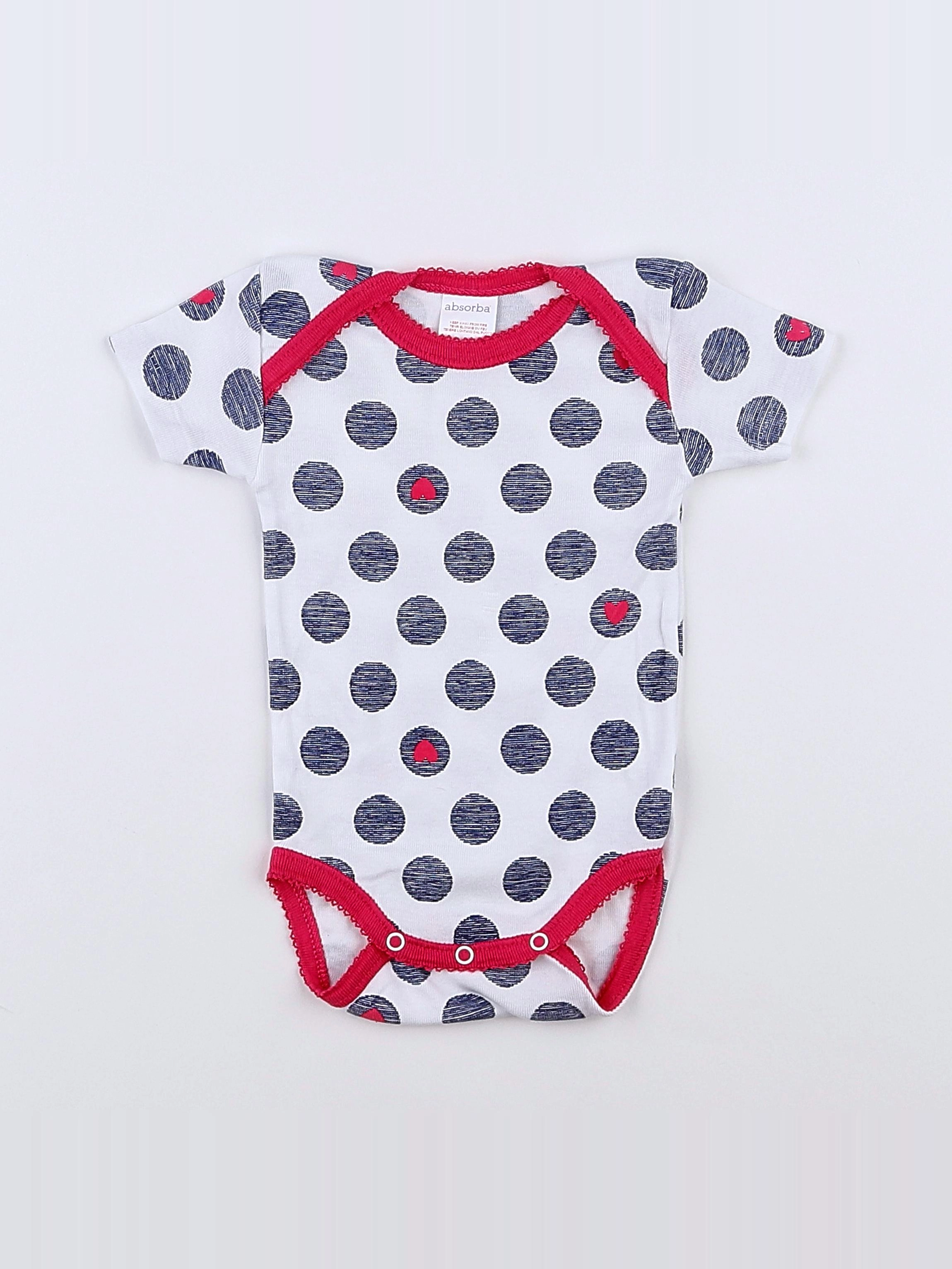 Absorba - body blanc - 3 mois