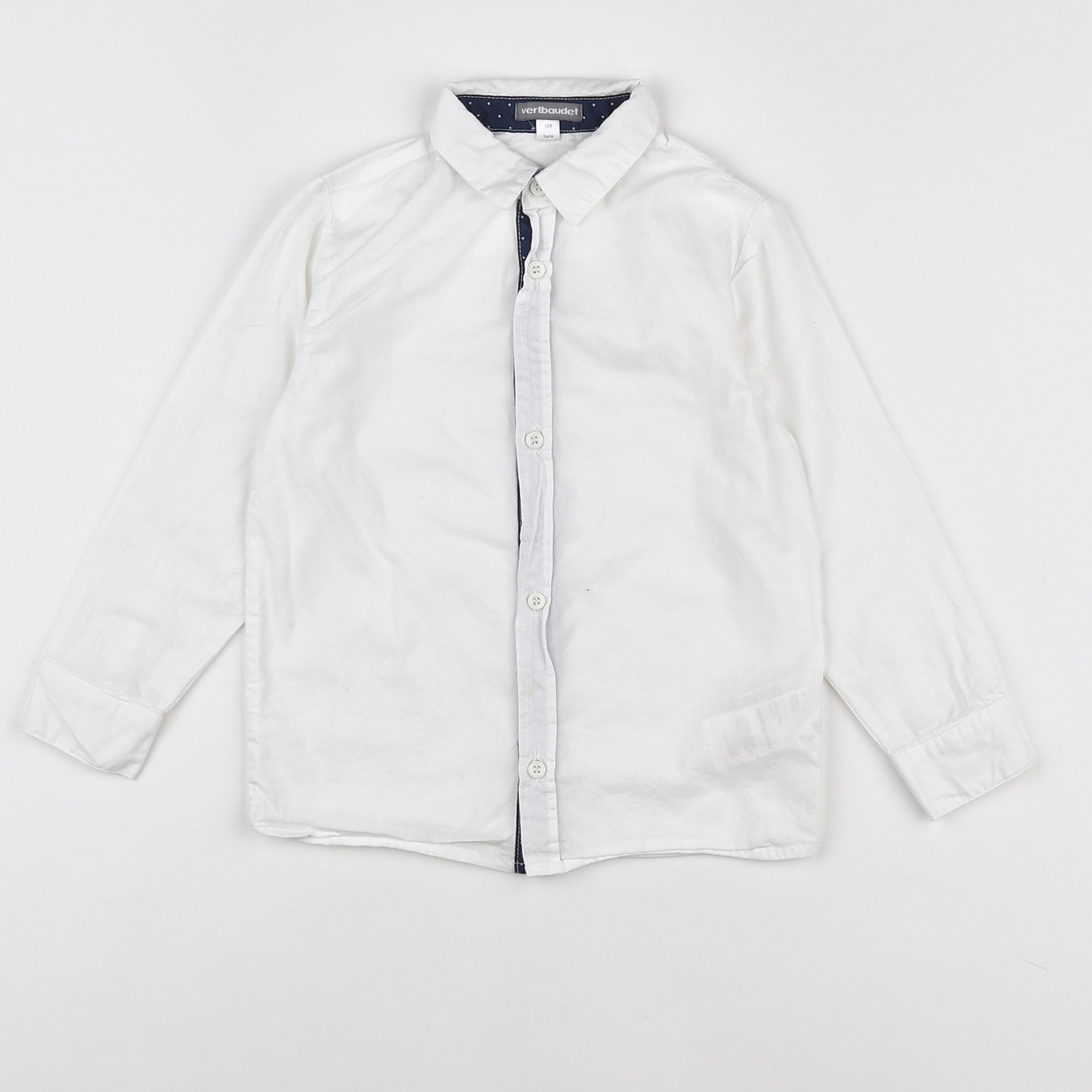 Vertbaudet - chemise blanc - 5 ans