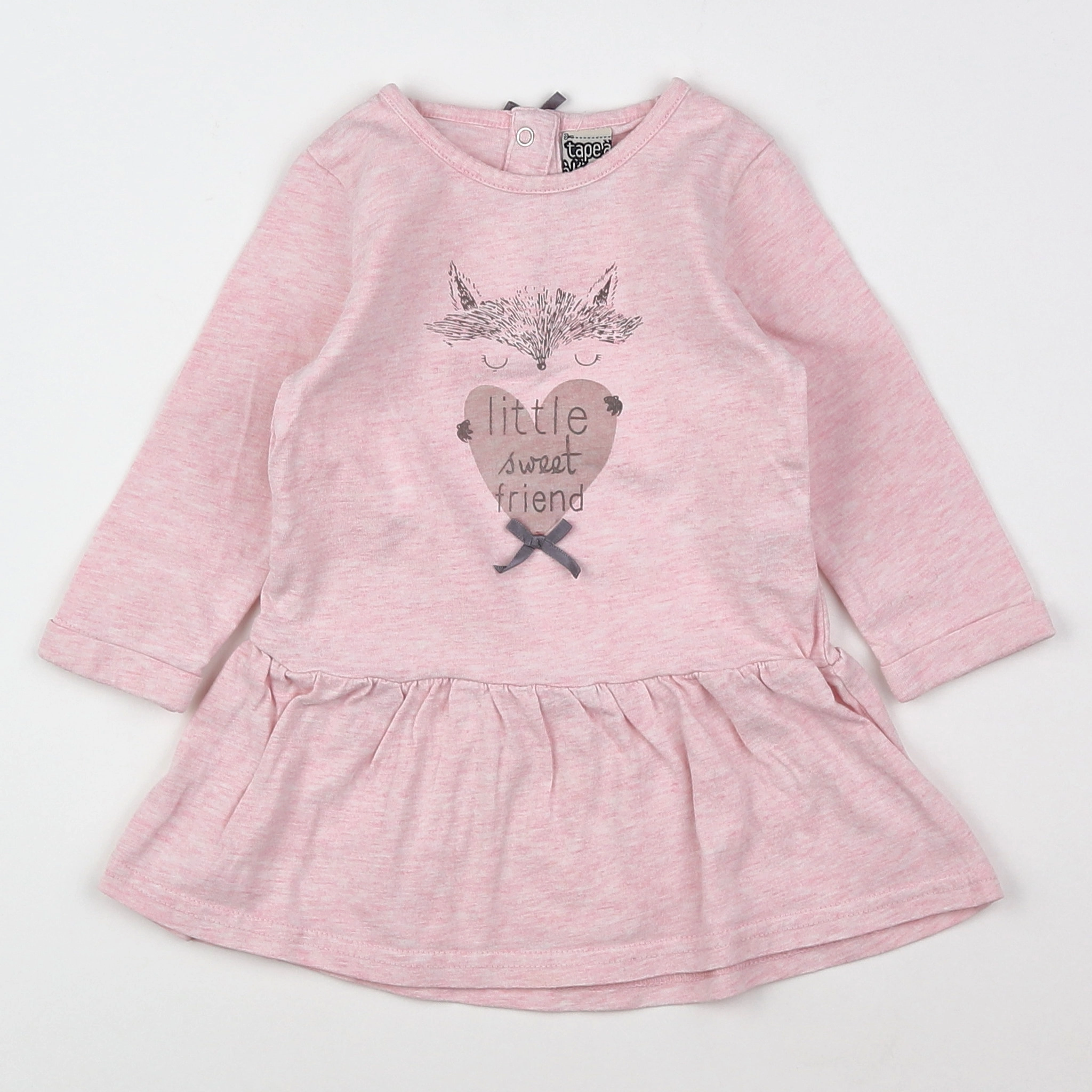 Tape à l'oeil - robe rose - 6 mois