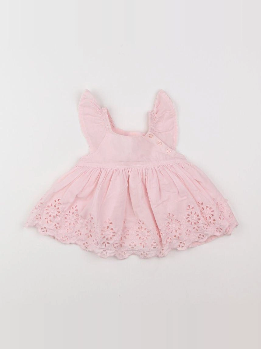 GAP - robe rose - 12/18 mois