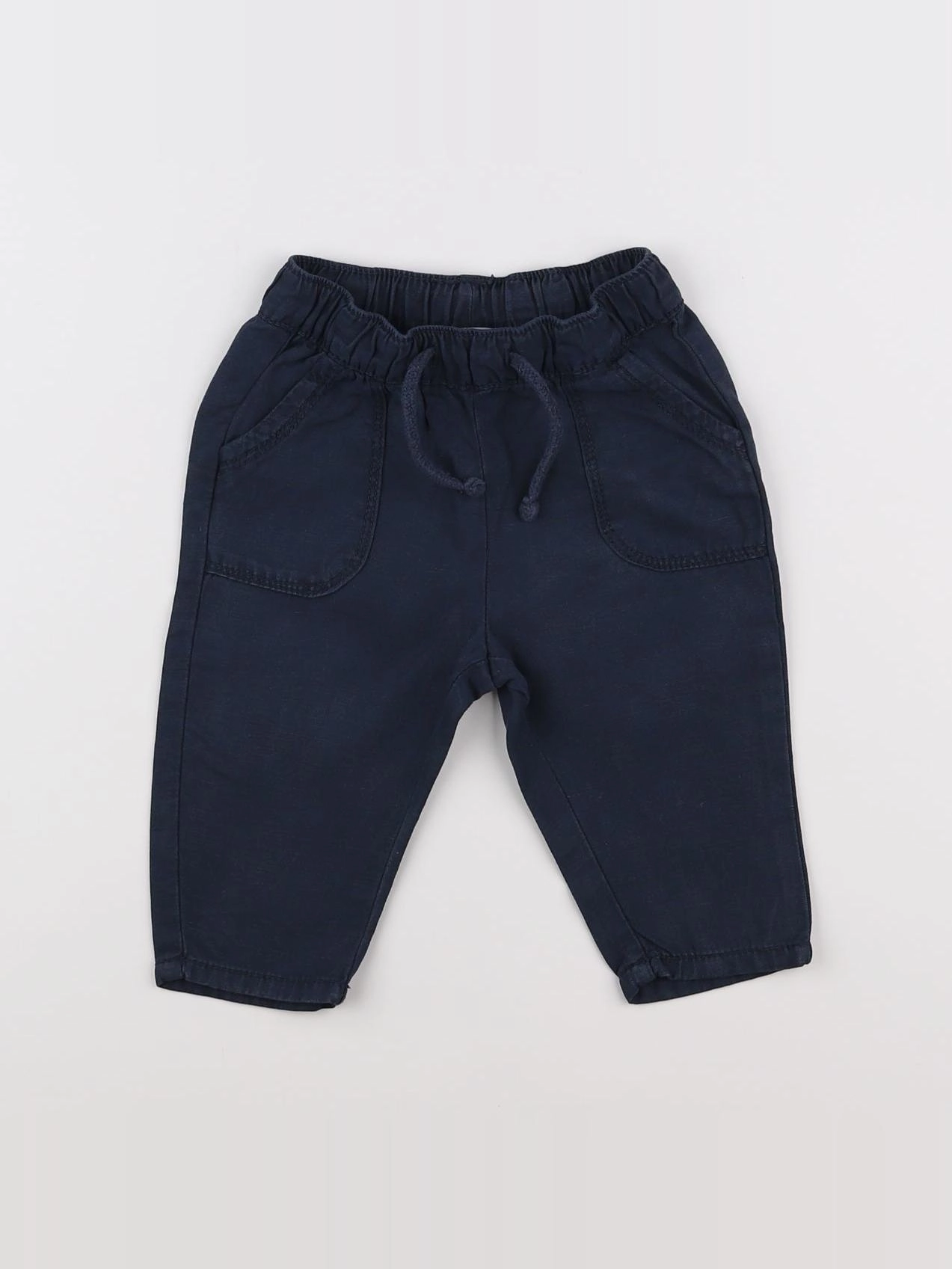 Tape à l'oeil - pantalon bleu - 12 mois