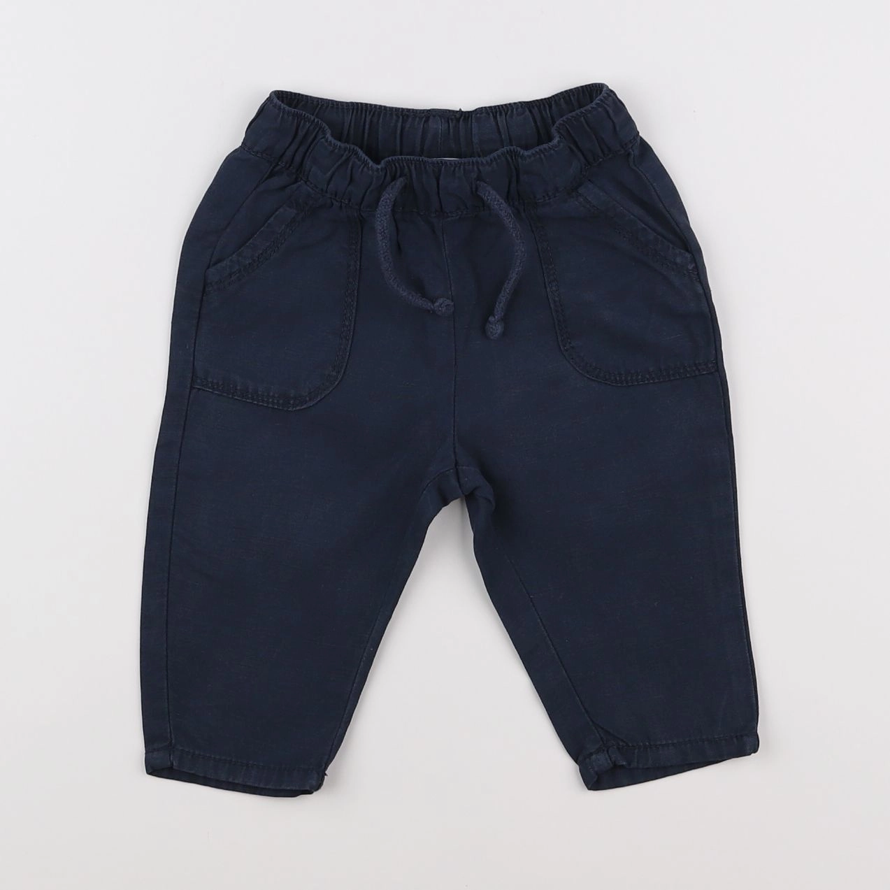 Tape à l'oeil - pantalon bleu - 12 mois