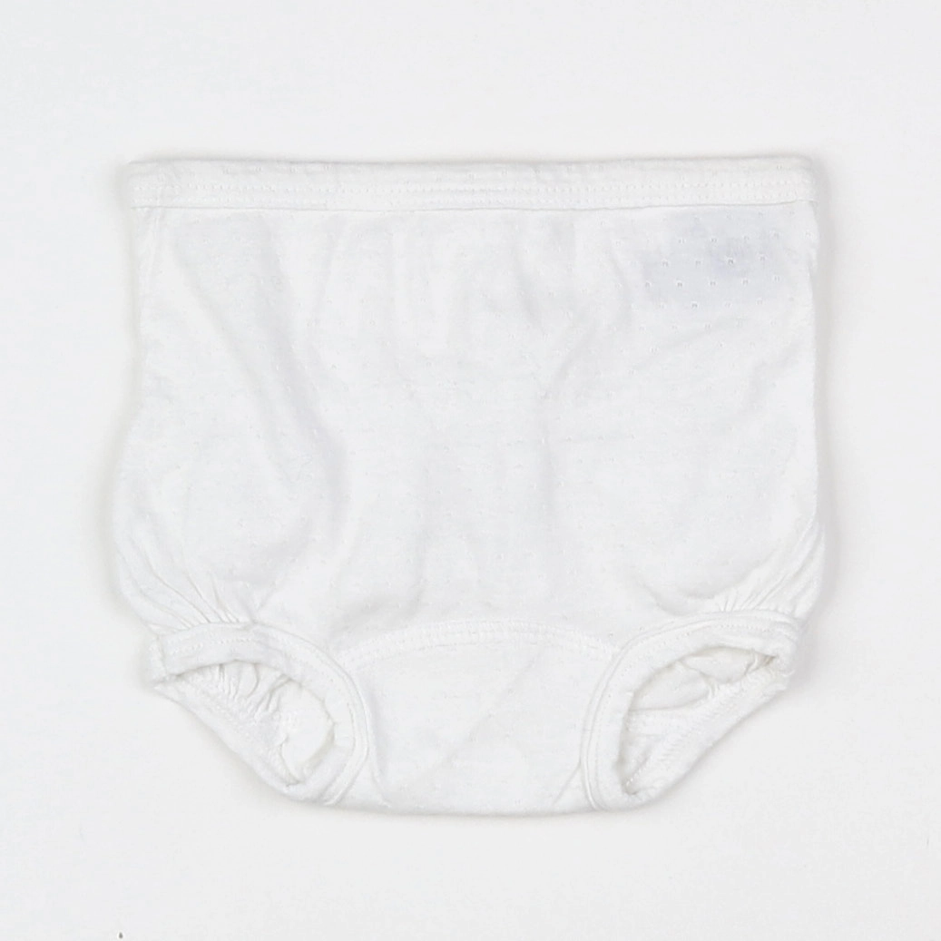 Petit Bateau - bloomer blanc - 3 mois