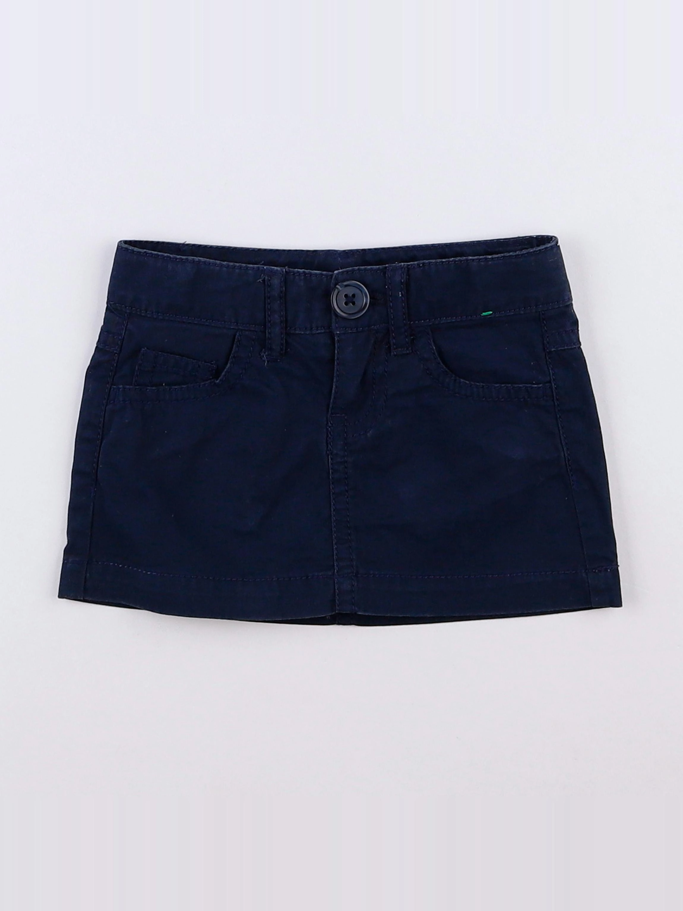 Benetton - jupe bleu - 12 mois