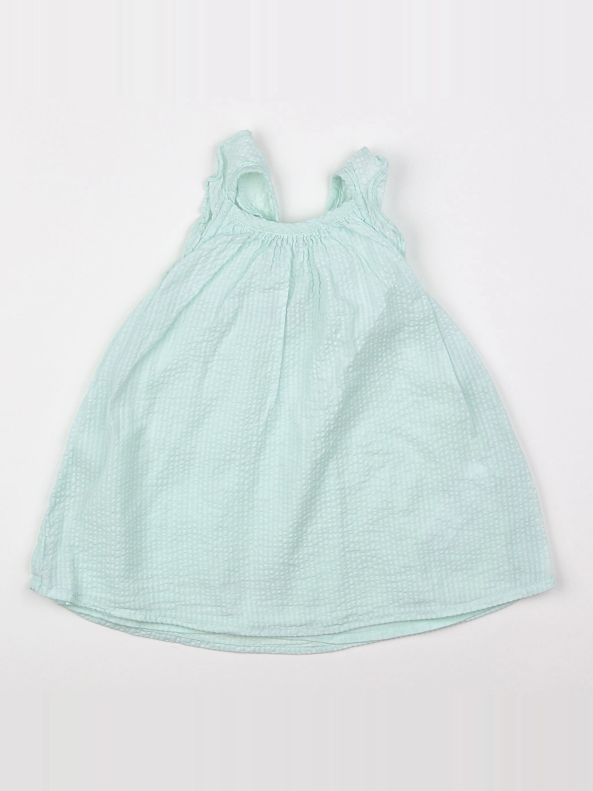 Tape à l'oeil - robe vert - 12 mois