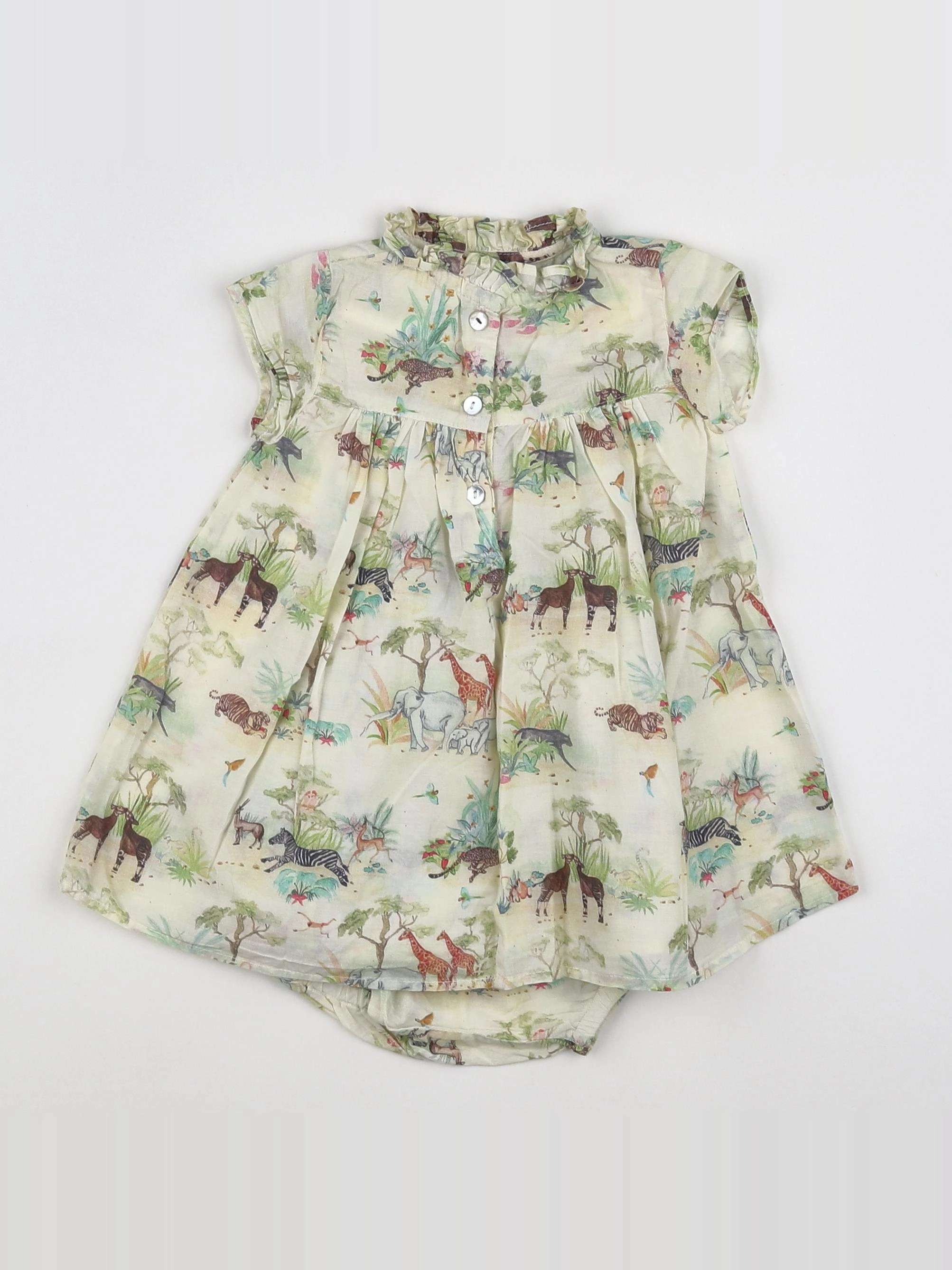 Arsène et les pipelettes - robe multicolore - 6 mois