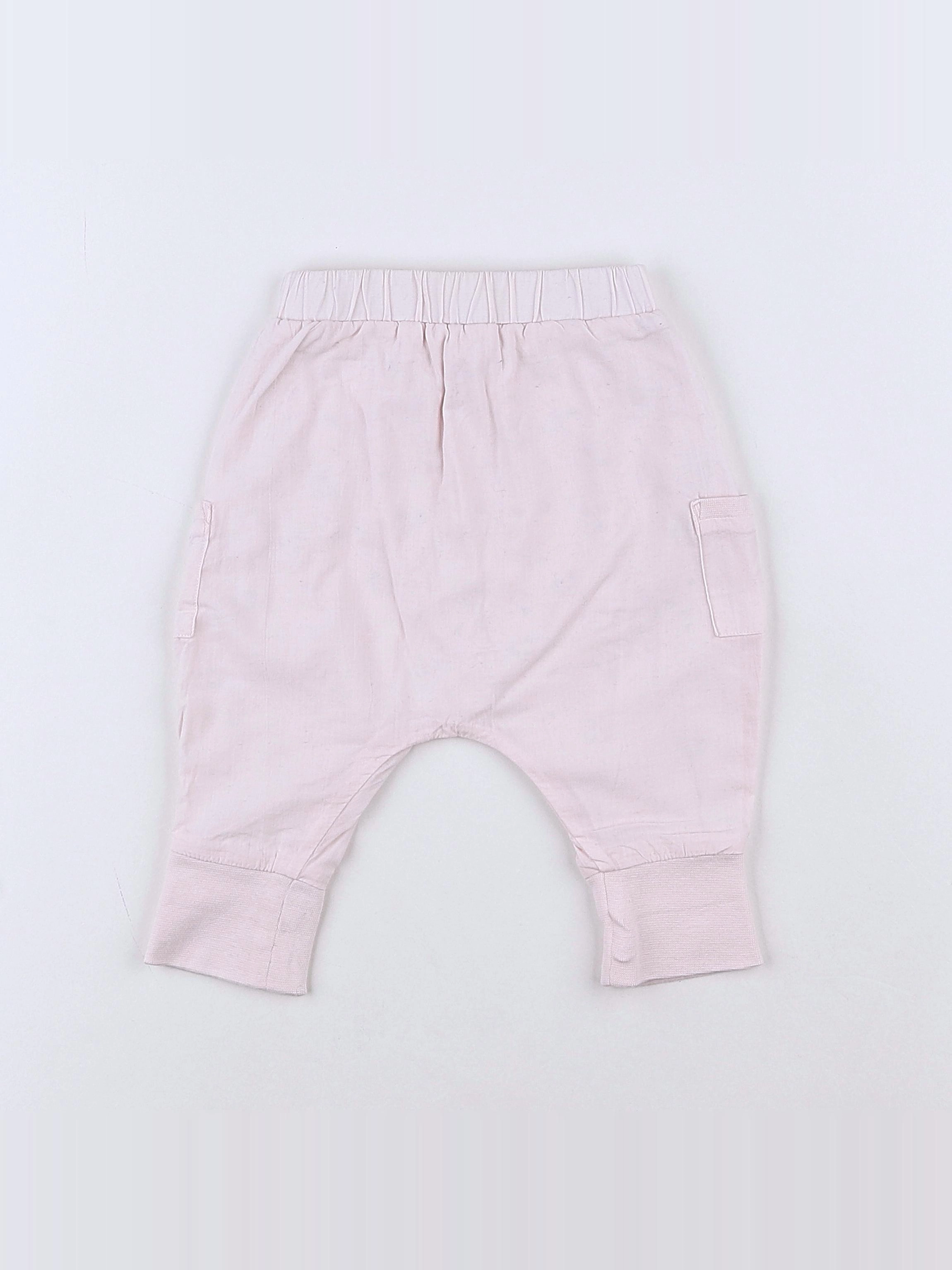 Boutchou - pantalon rose - 3 mois