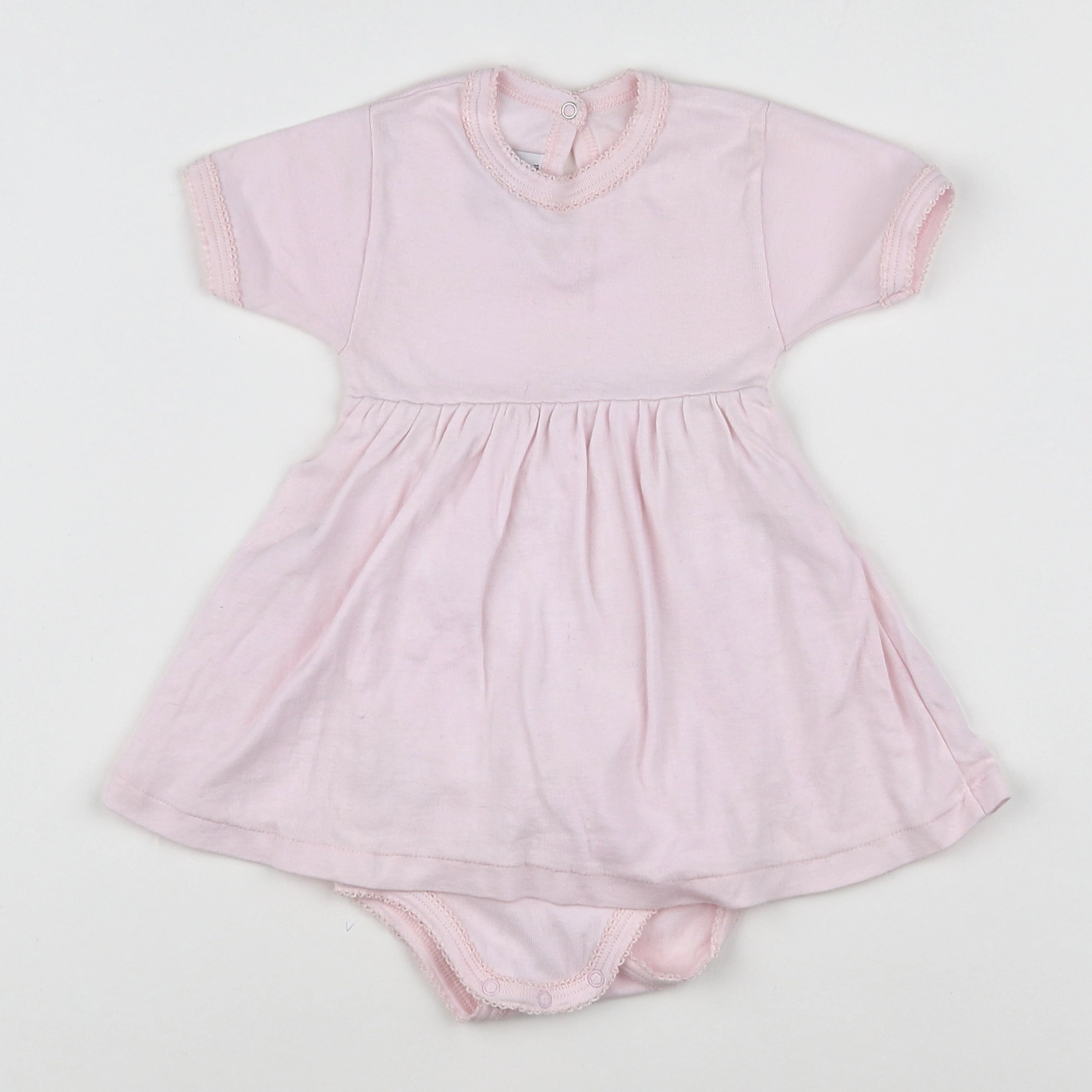 Petit Bateau - body vetement rose - 18 mois