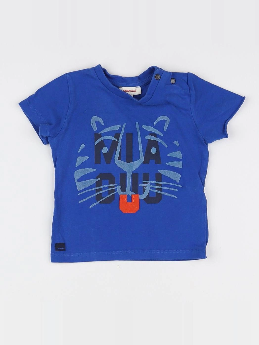 Catimini - tee-shirt bleu, multicolore - 12 mois