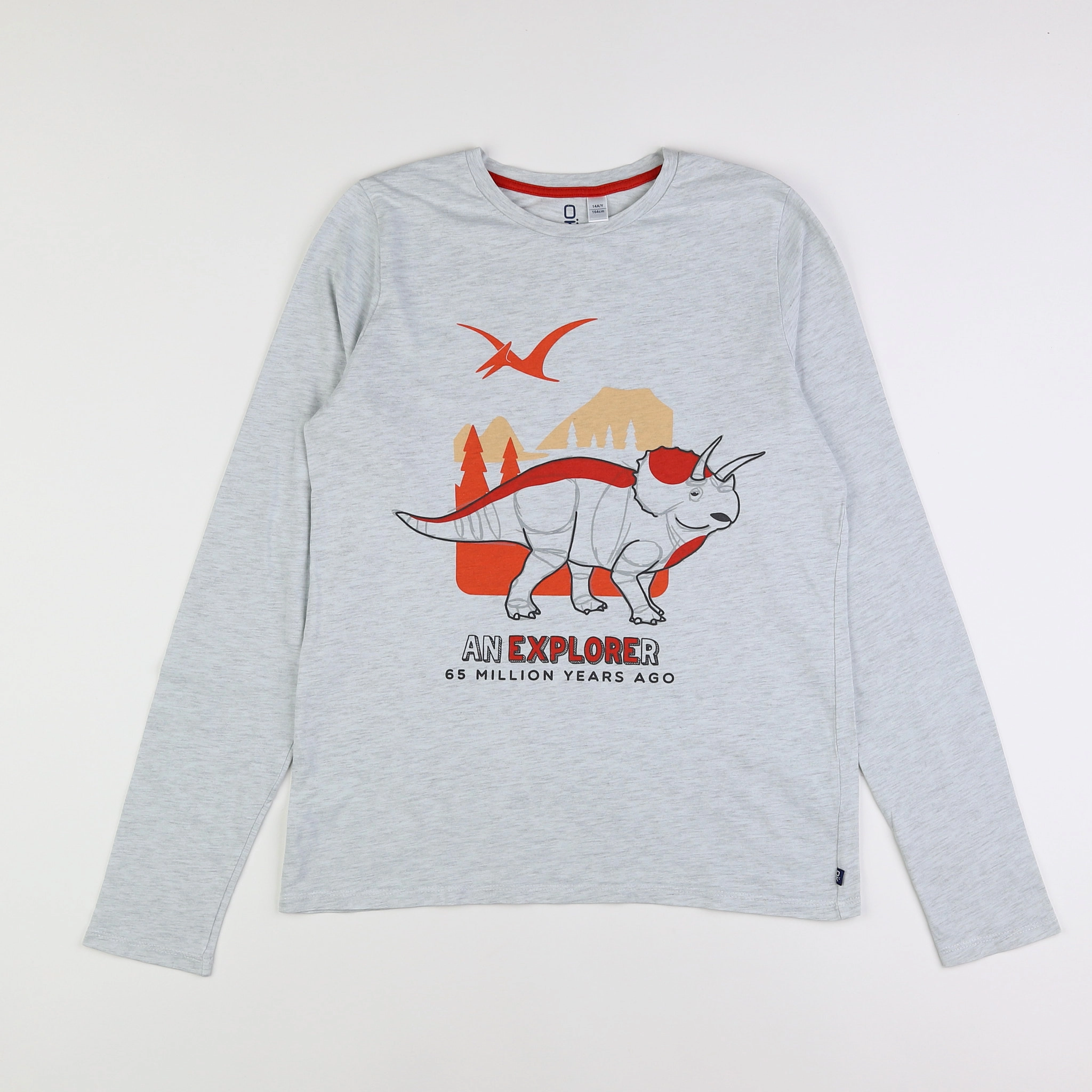 Okaidi - tee-shirt gris - 14 ans