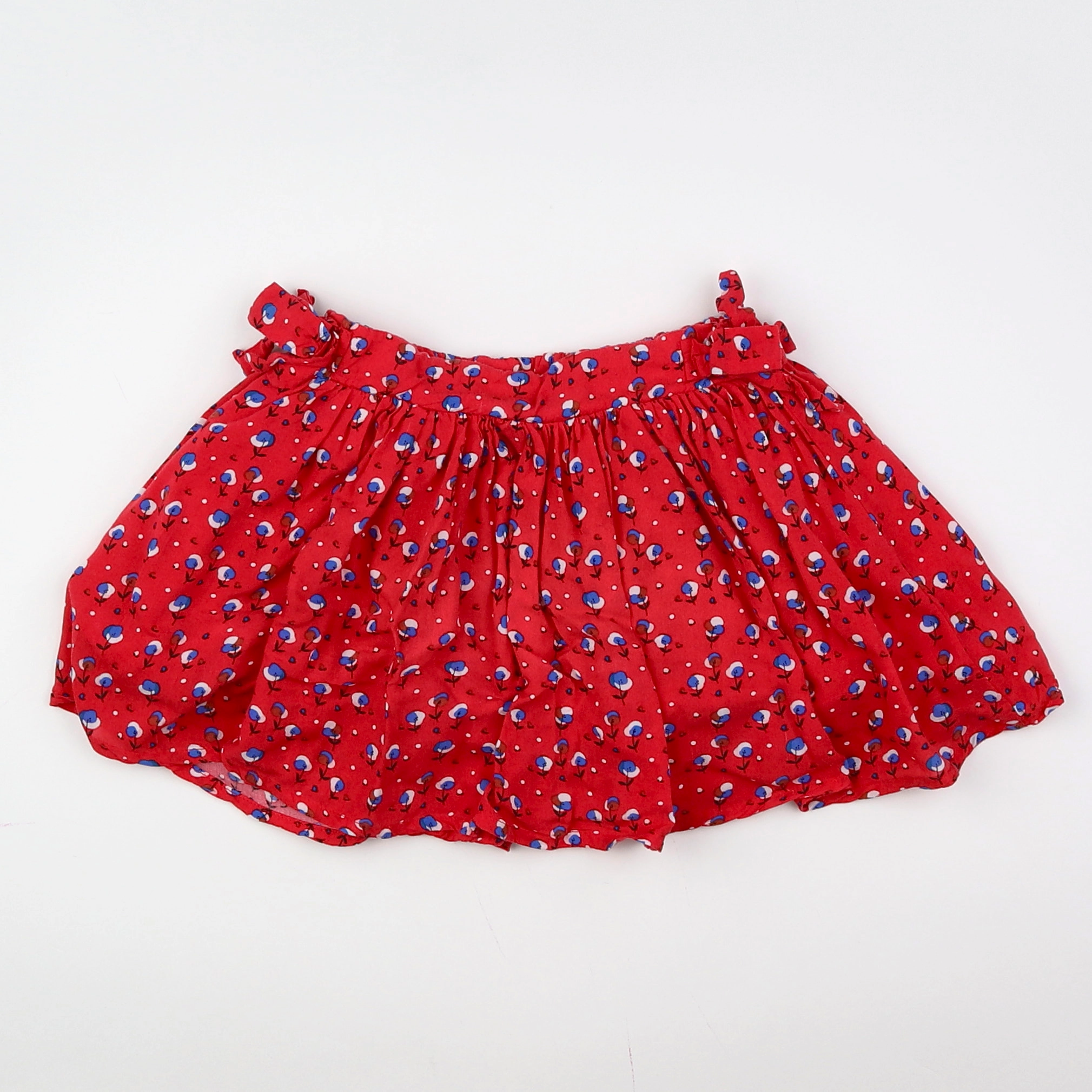 Vertbaudet - jupe rouge - 3 ans