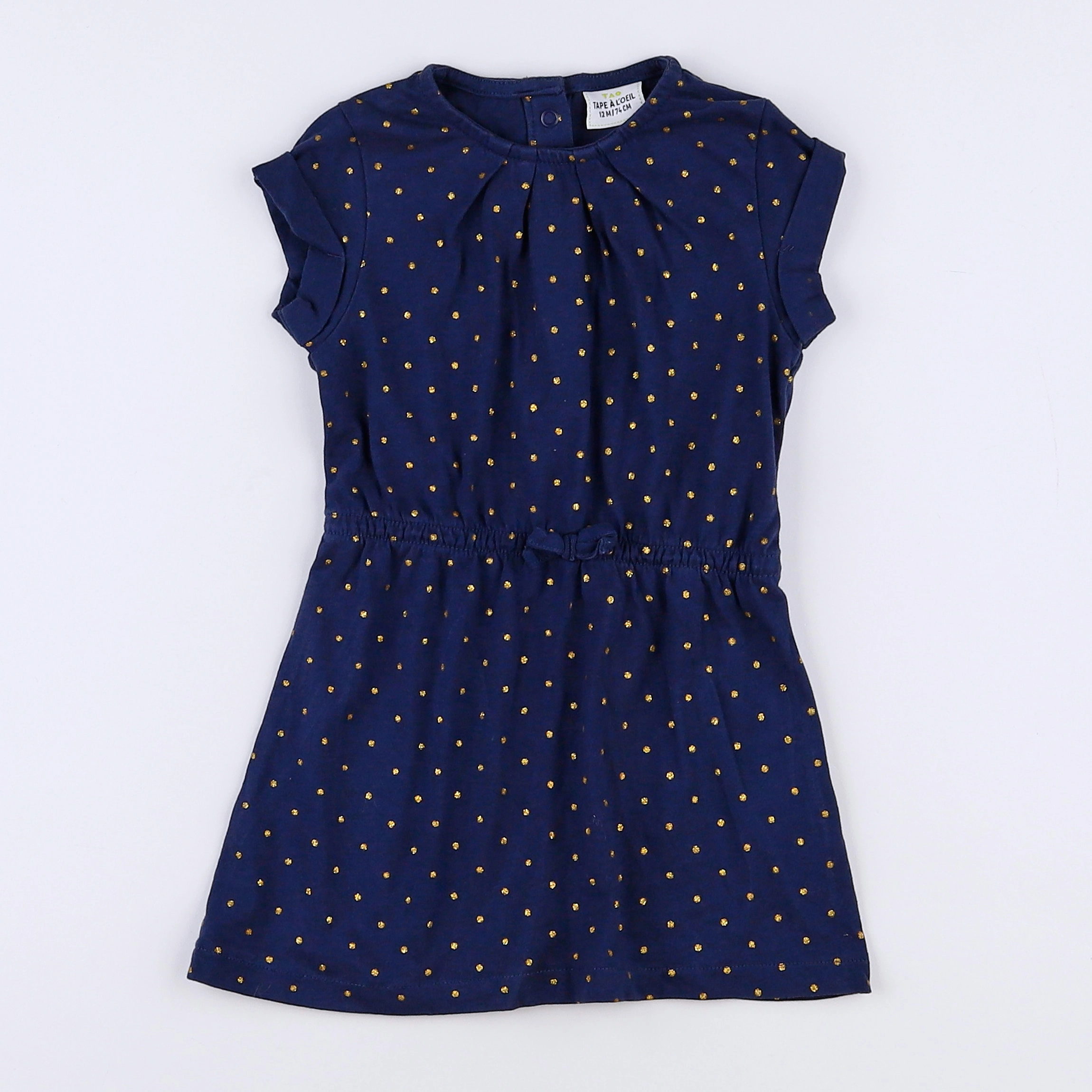 Tape à l'oeil - robe bleu - 12 mois