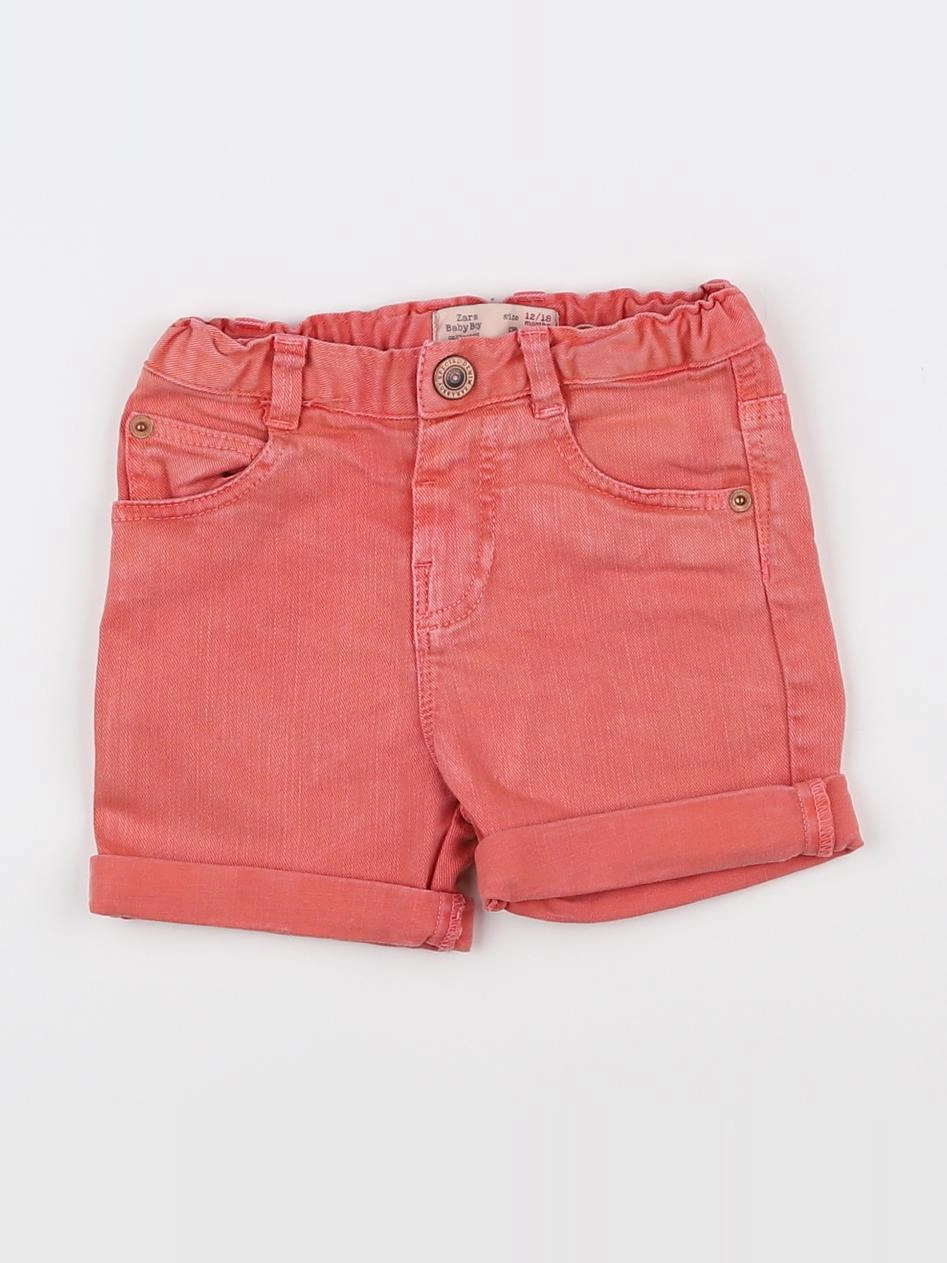 Zara - short rose - 12/18 mois