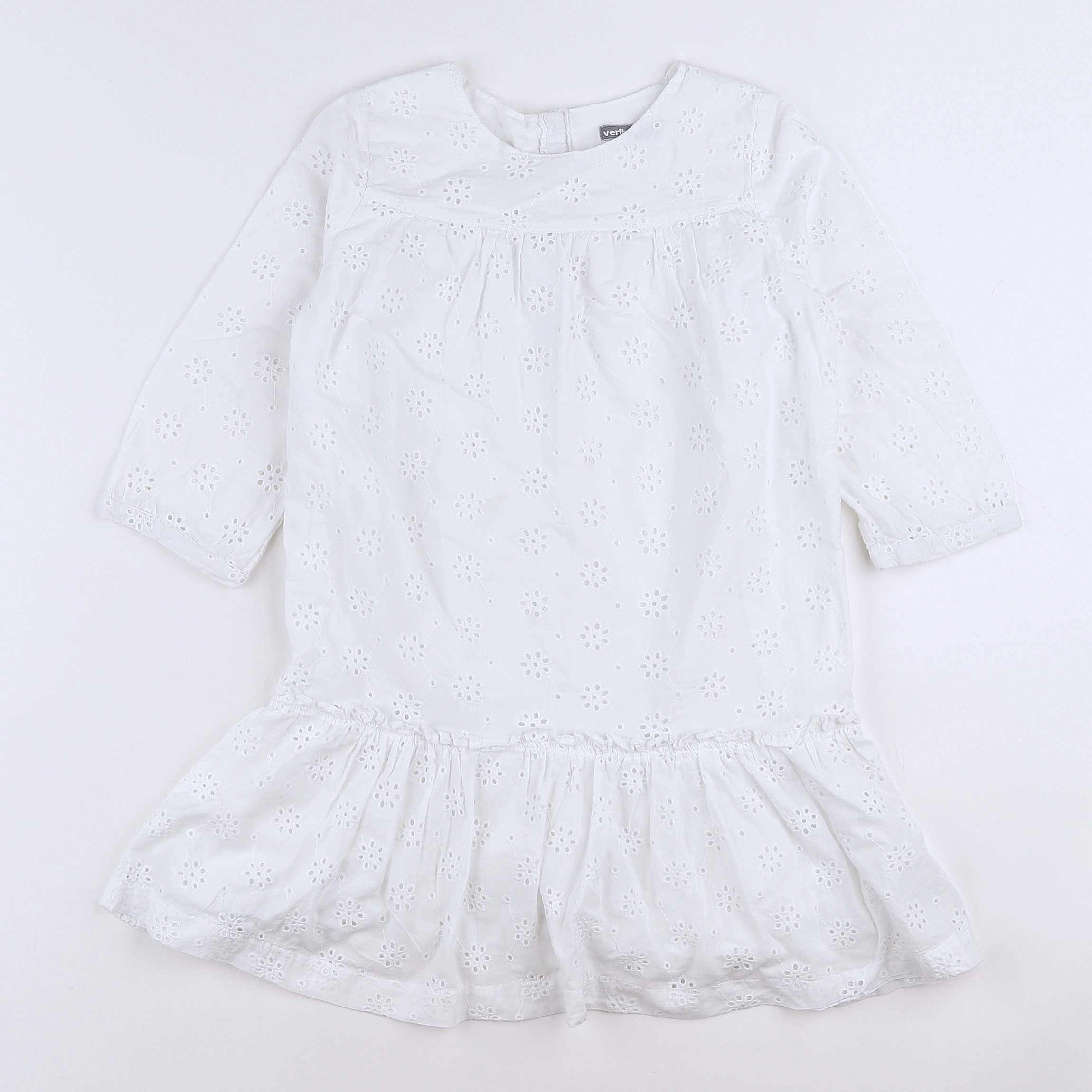 Vertbaudet - robe blanc - 8 ans