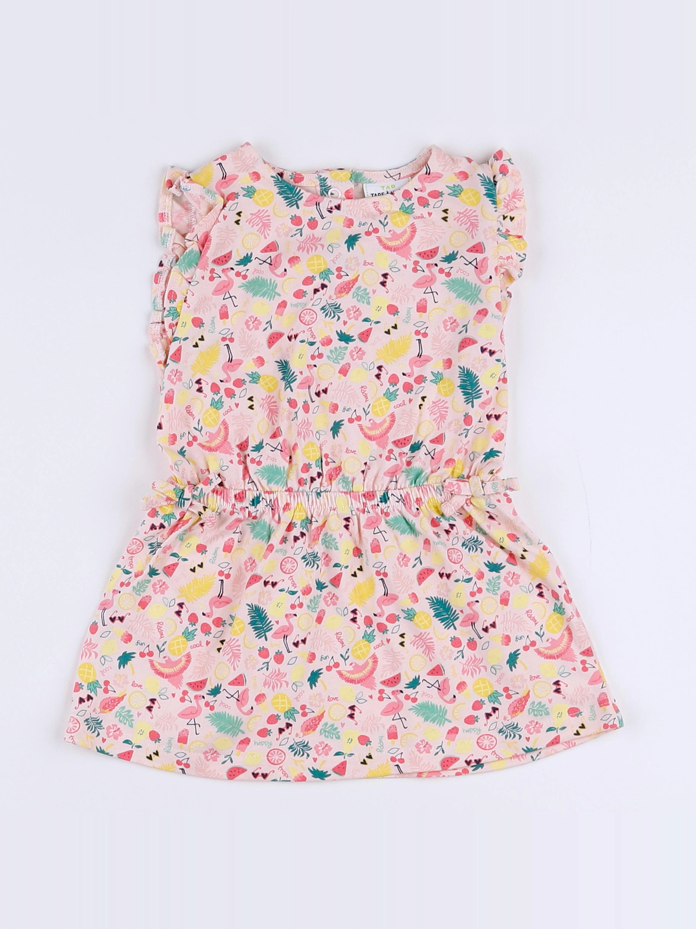 Tape à l'oeil - robe multicolore - 9 mois