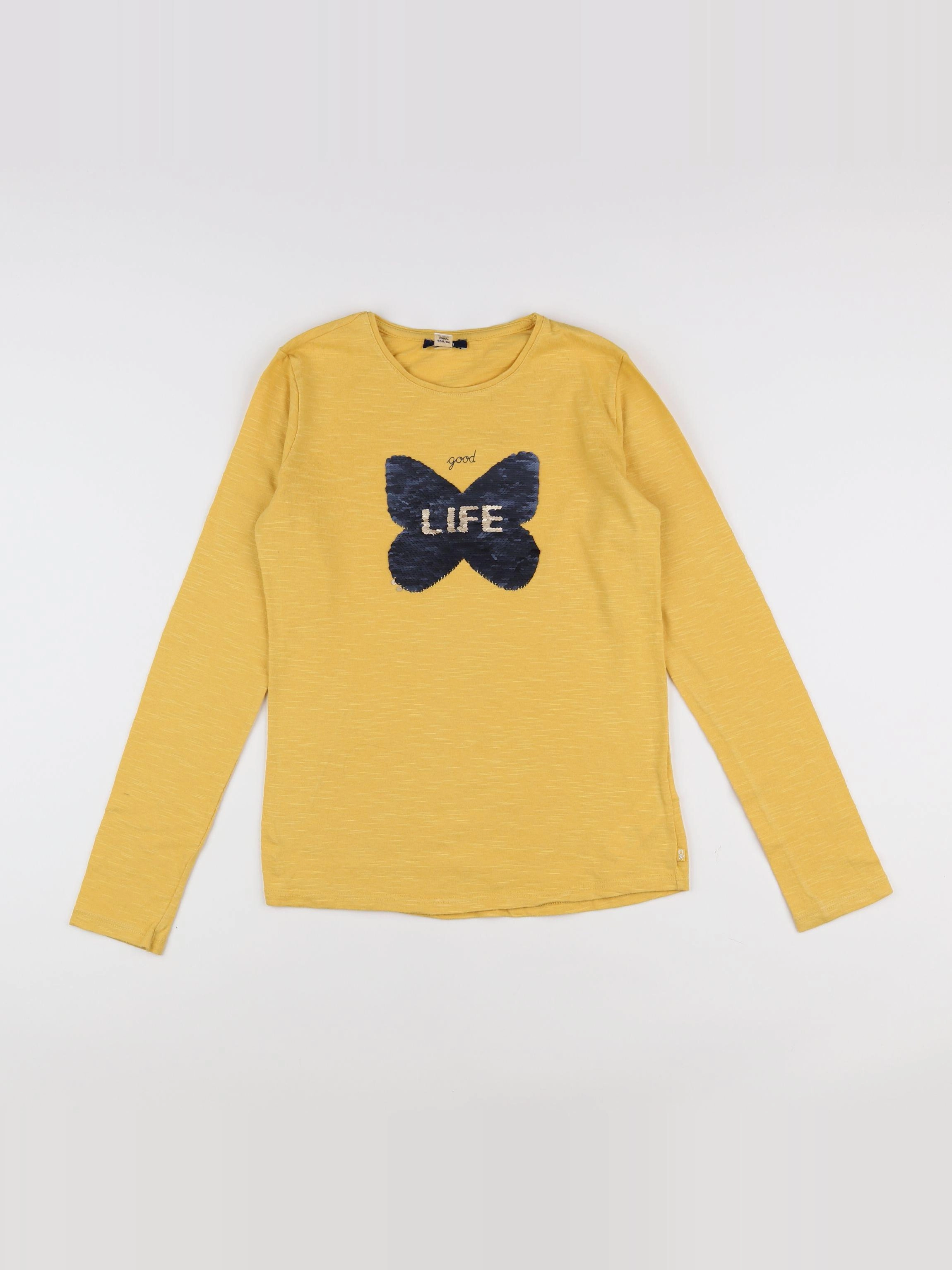 Okaidi - tee-shirt jaune - 12 ans