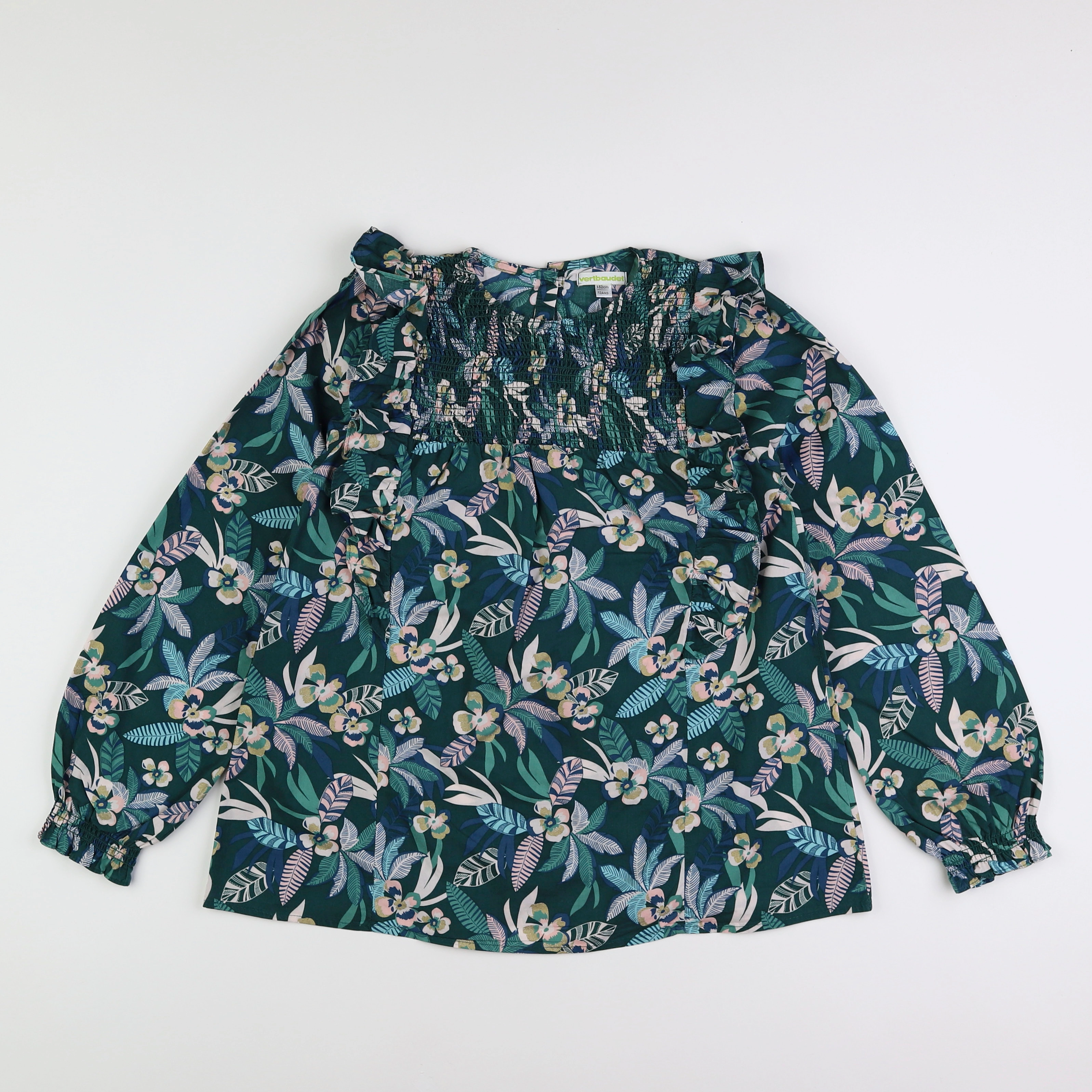 Vertbaudet - blouse multicolore - 12 ans