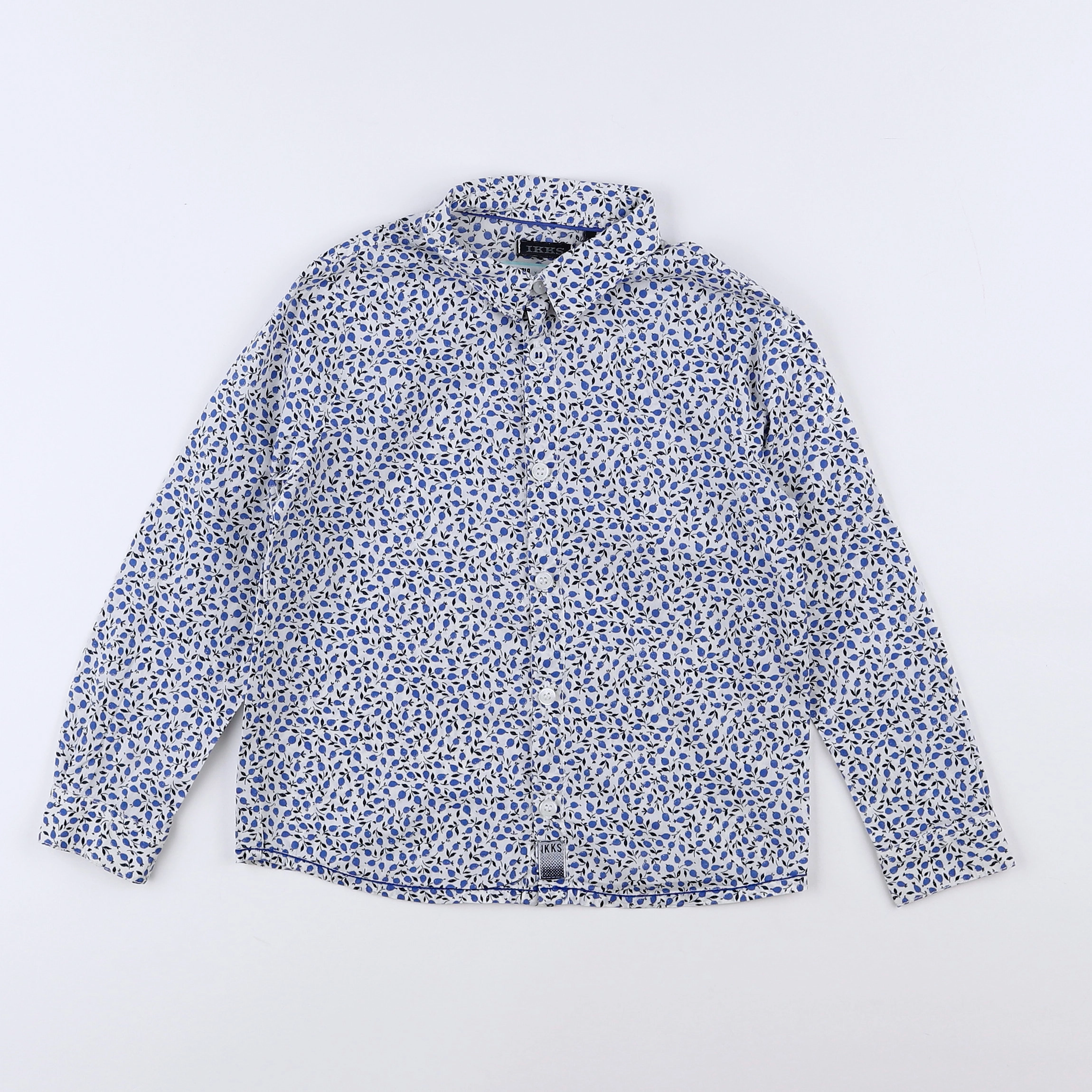 IKKS - chemise blanc, bleu - 4 ans