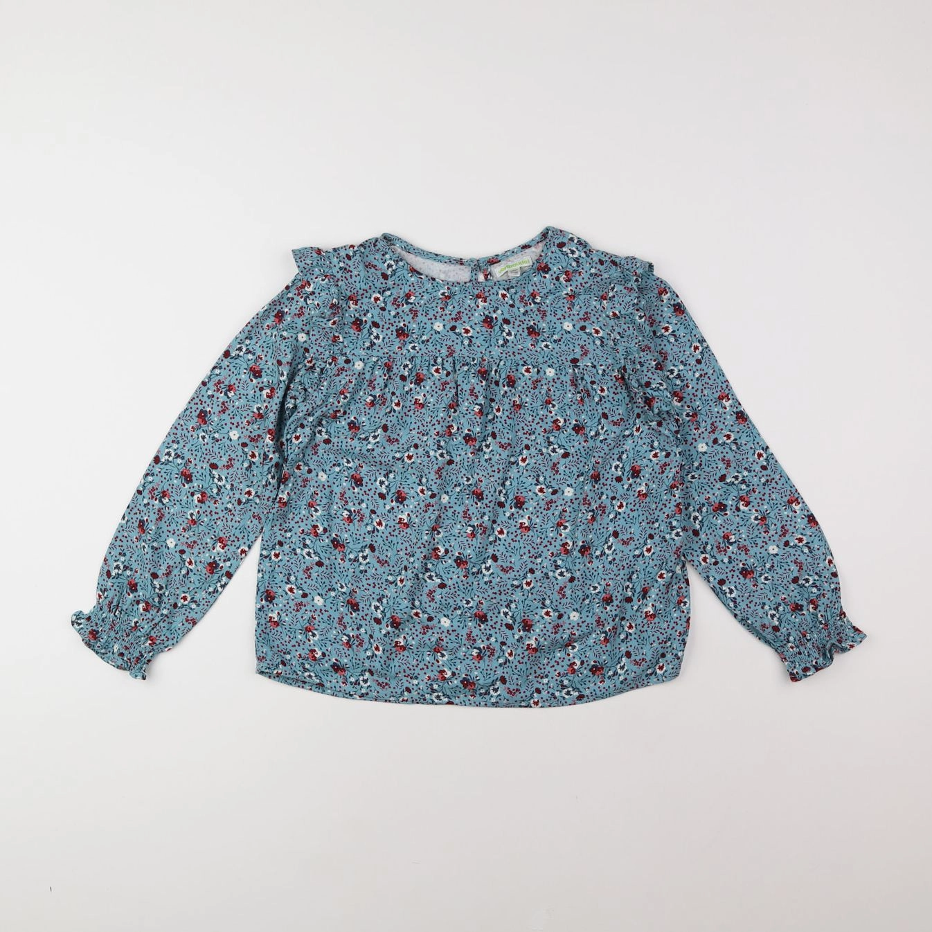 Vertbaudet - blouse bleu - 8 ans