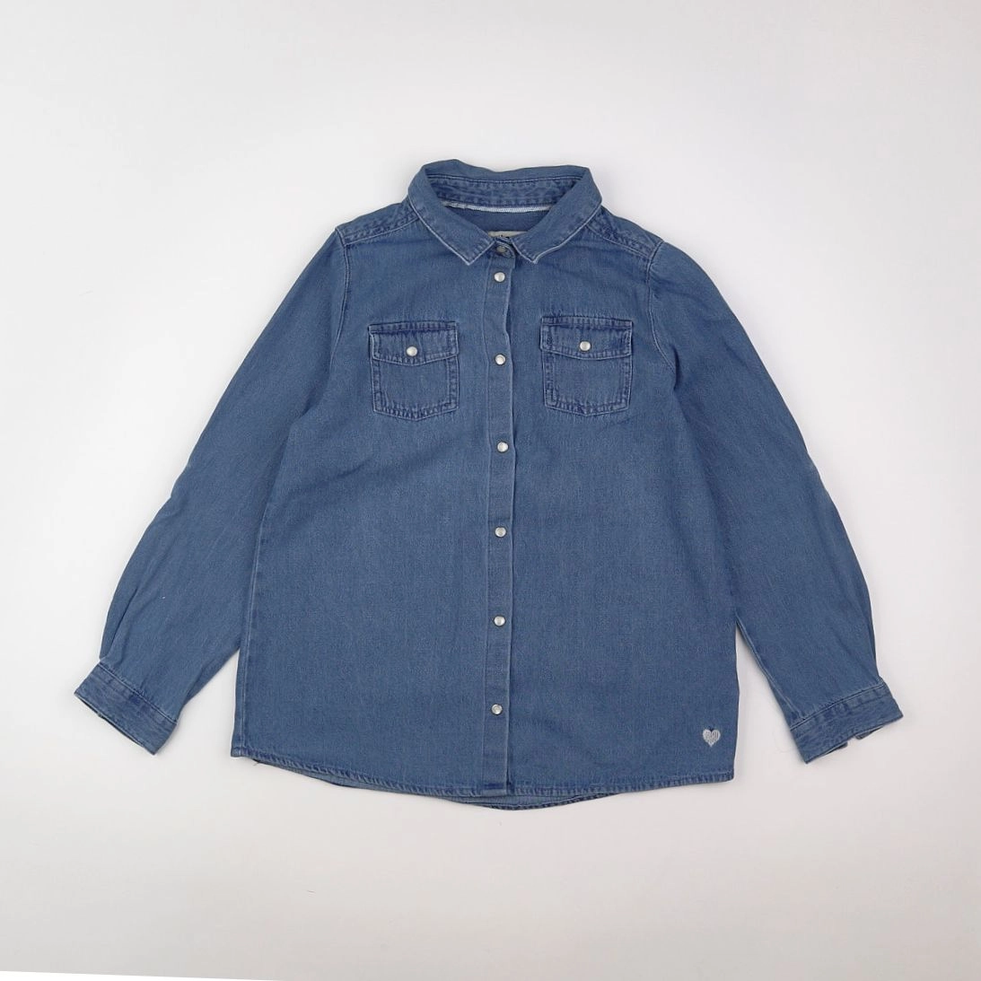 Vertbaudet - blouse bleu - 9 ans