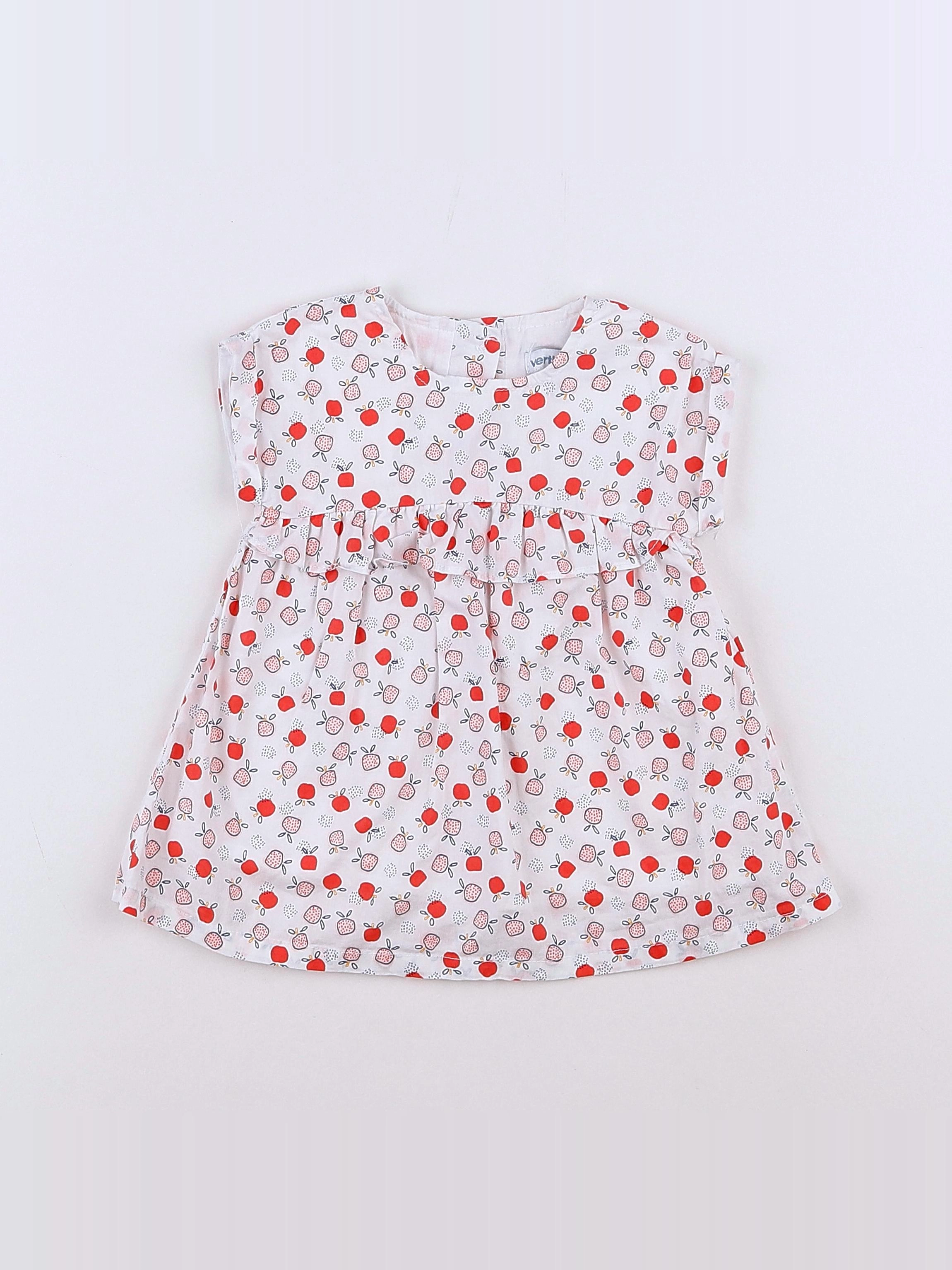 Vertbaudet - robe blanc - 3 mois
