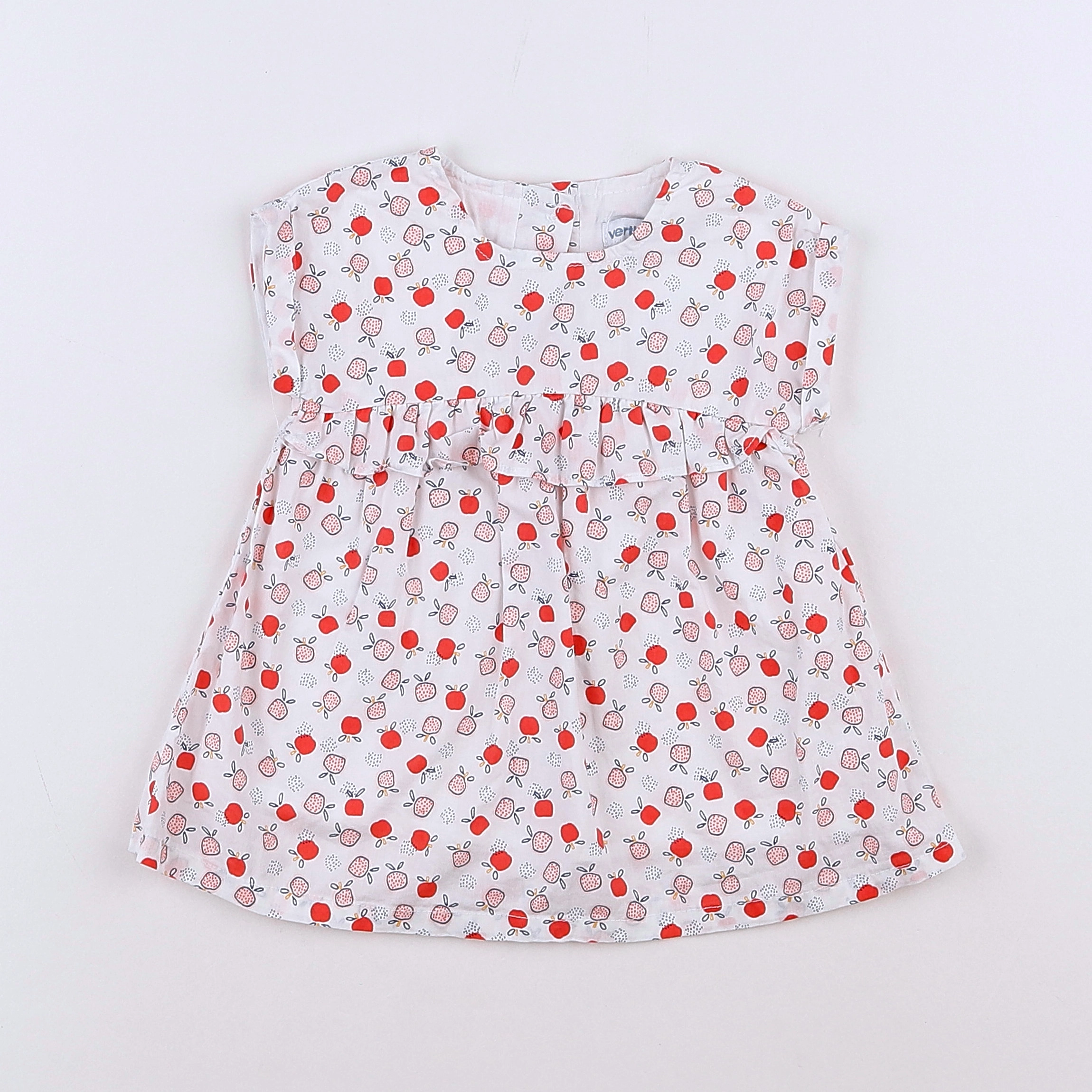 Vertbaudet - robe blanc - 3 mois