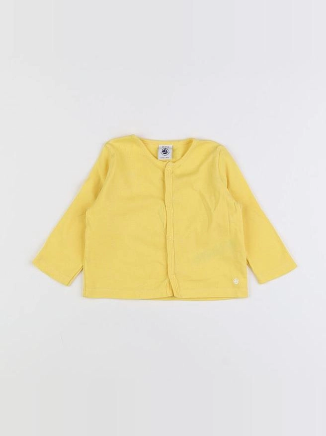 Petit Bateau - tee-shirt jaune - 6 mois