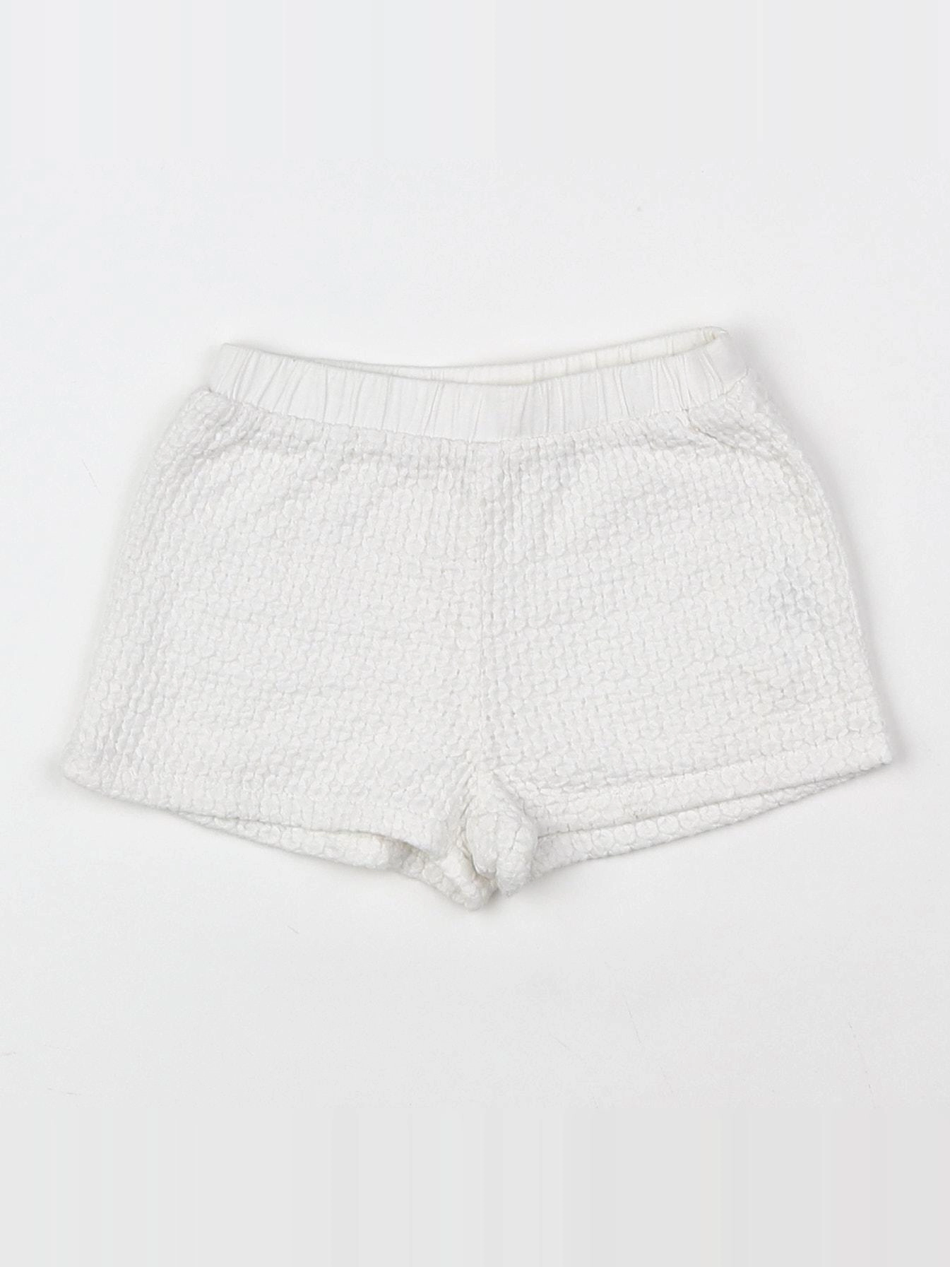 Boutchou - short blanc - 12 mois