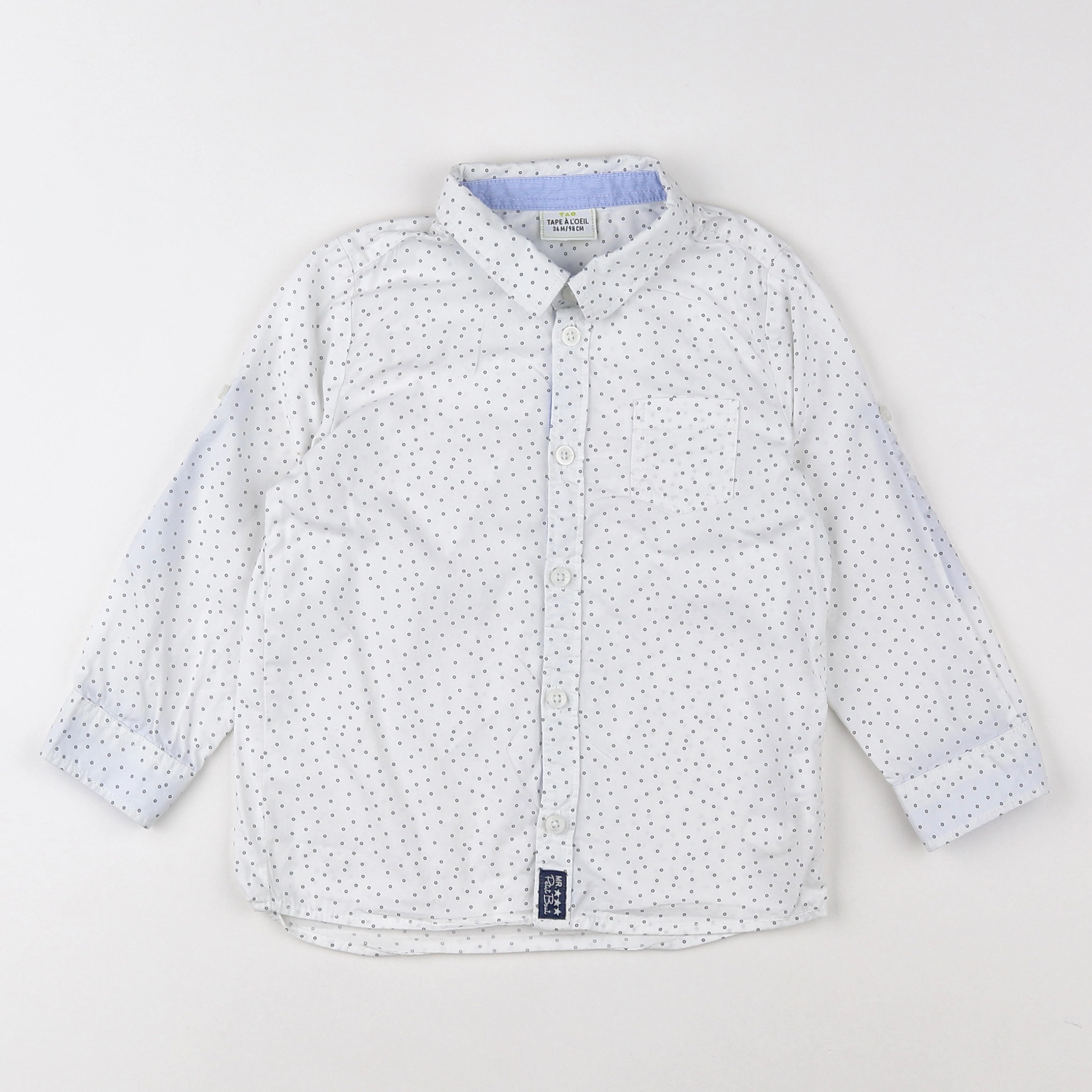 Tape à l'oeil - chemise blanc - 3 ans