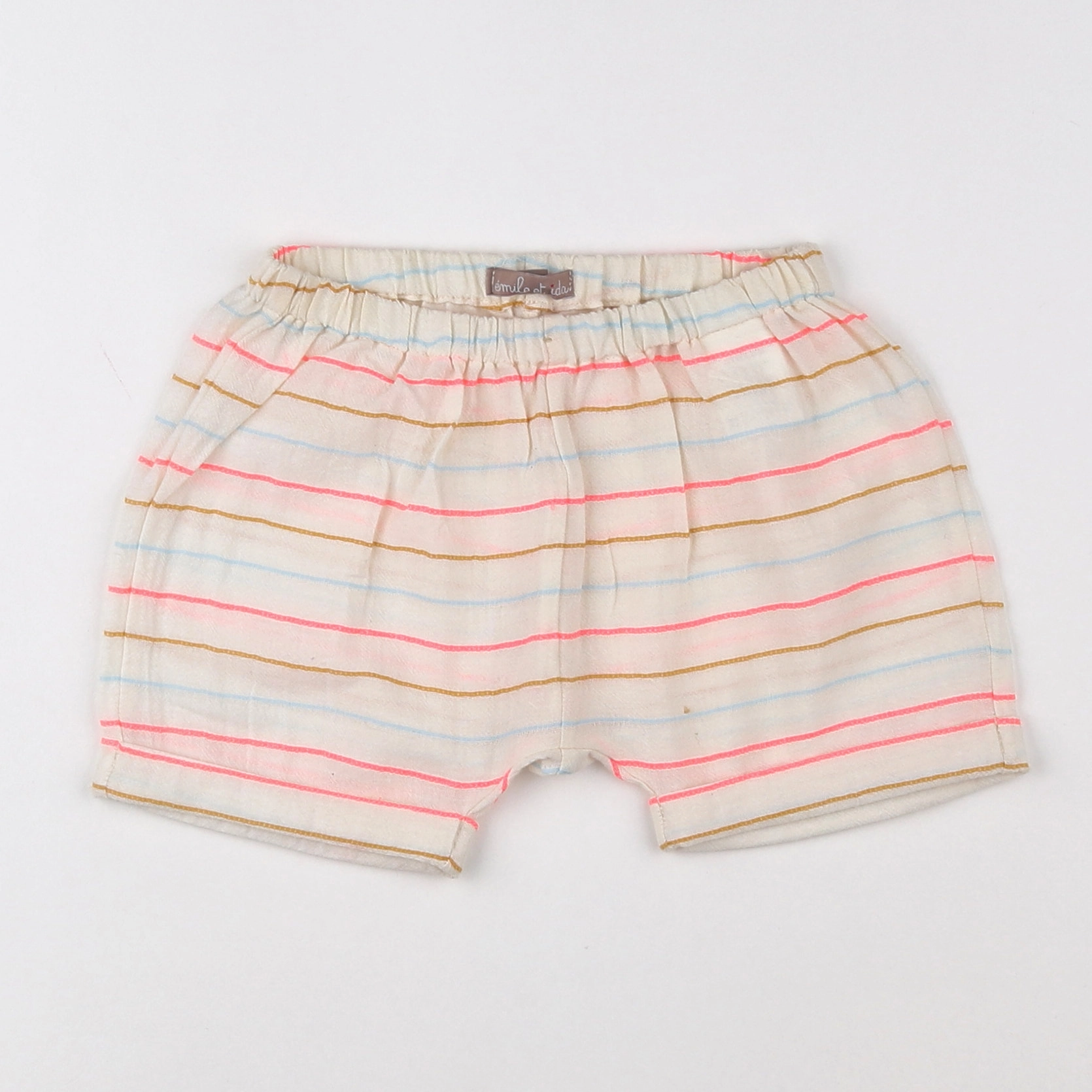 Emile et Ida - short multicolore - 18 mois