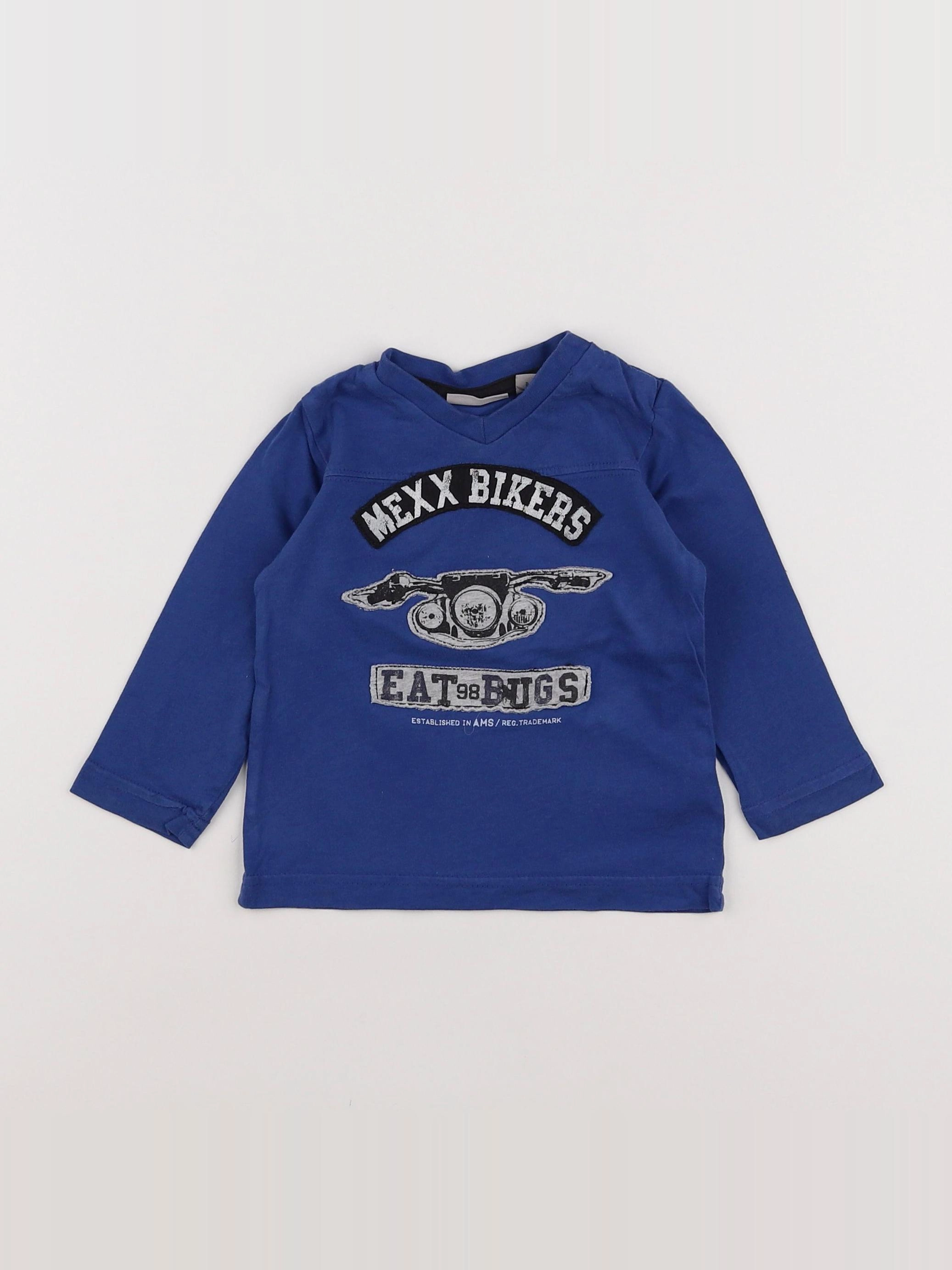 Timberland - tee-shirt bleu, gris - 6/9 mois