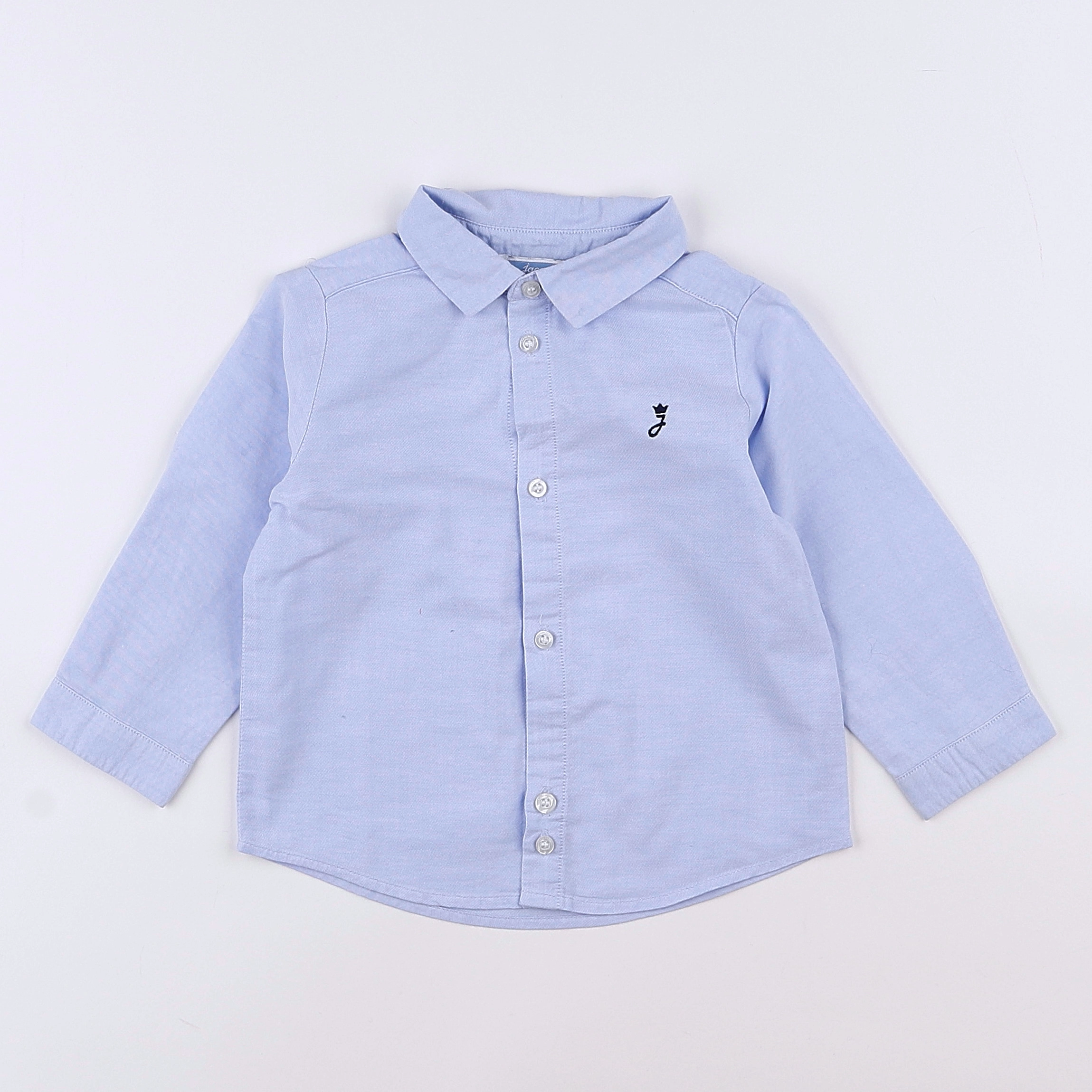 Jacadi - chemise bleu - 12 mois