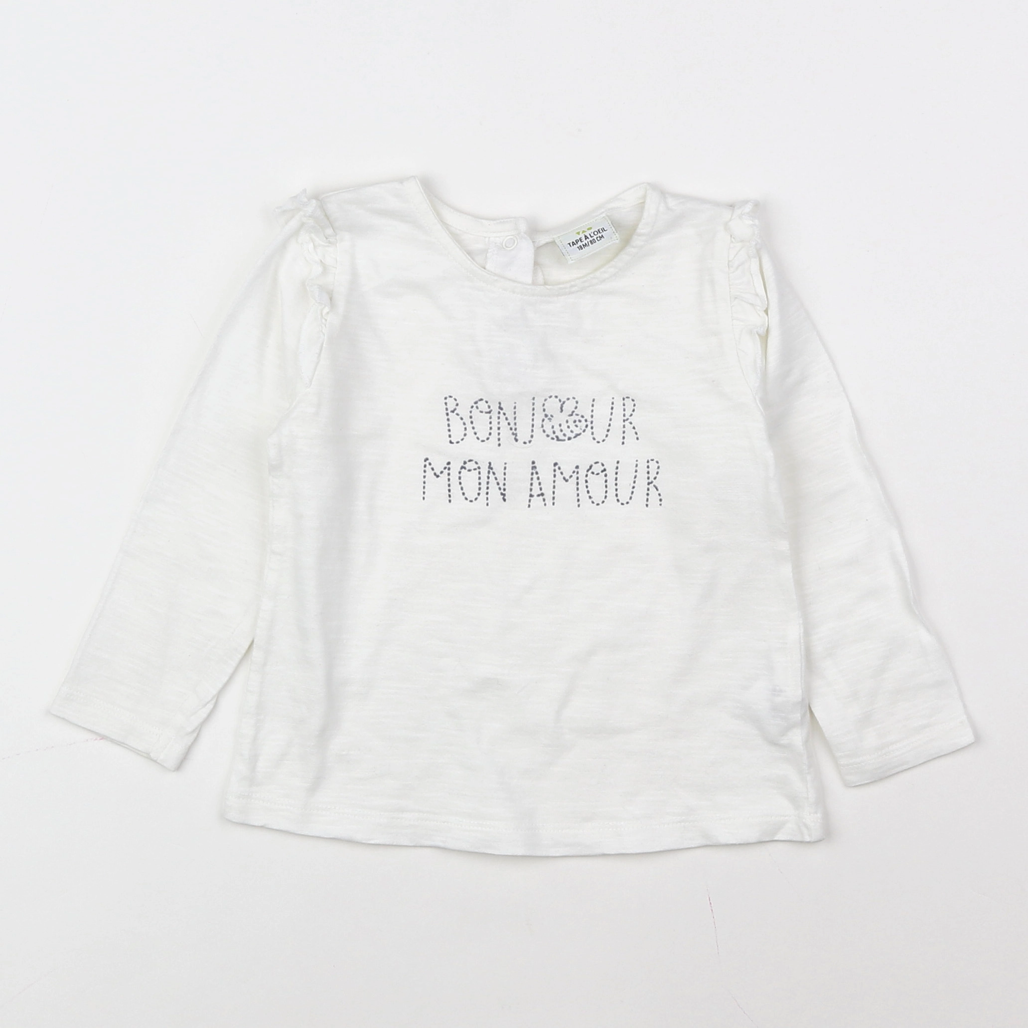 Tape à l'oeil - tee-shirt beige - 18 mois