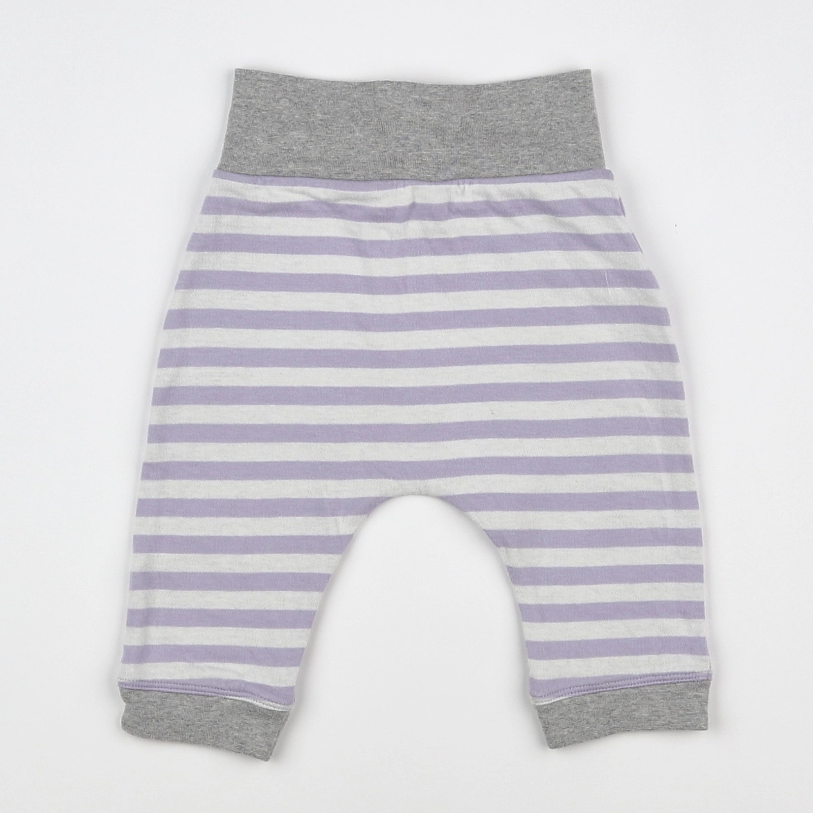 Boutchou - jogging blanc, violet - 6 mois