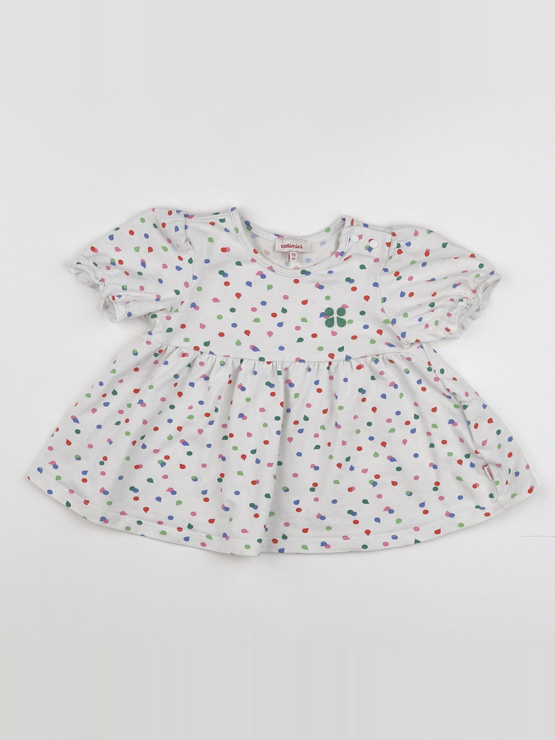 Catimini - robe blanc - 18 mois