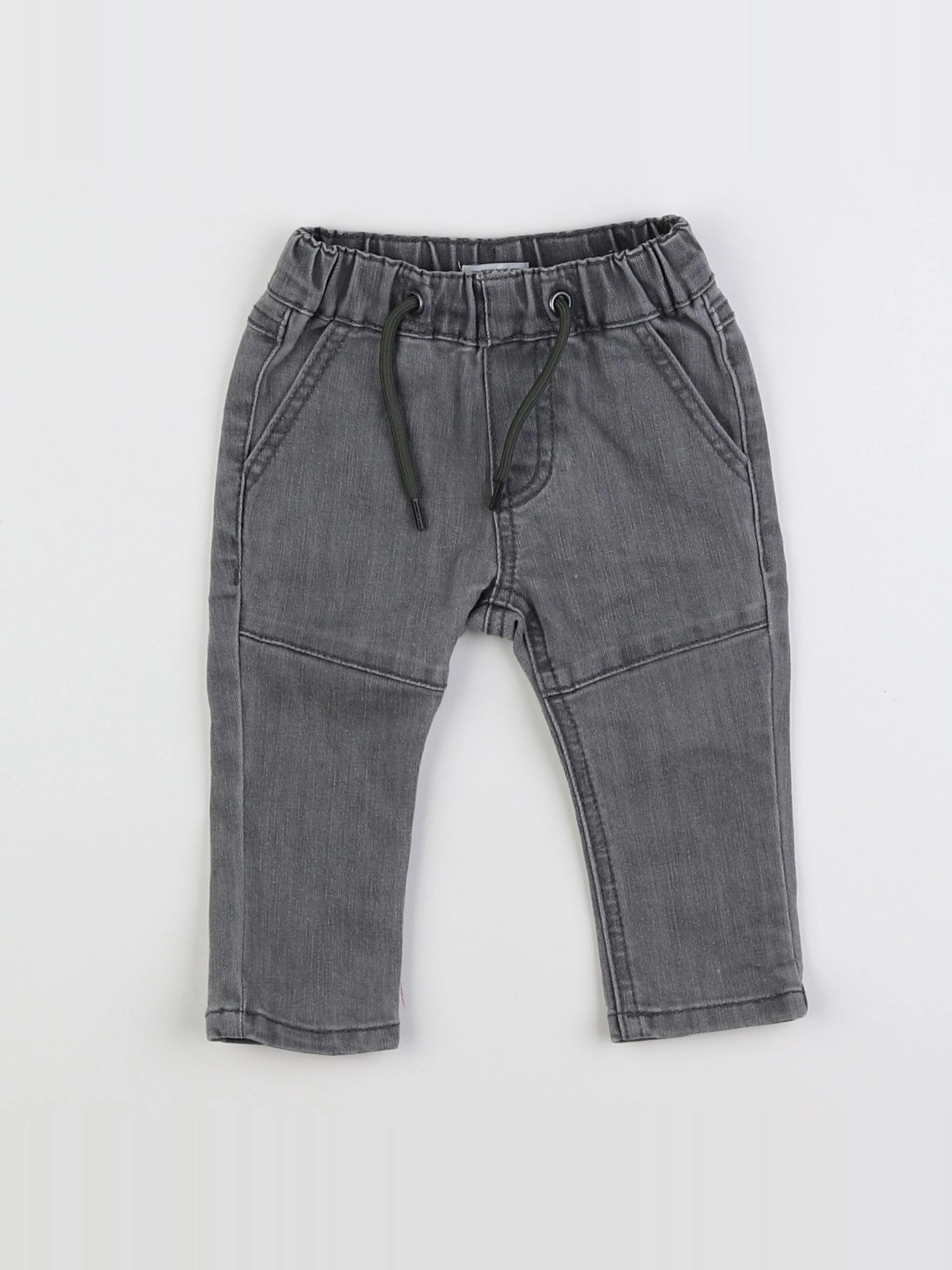 IKKS - jean gris - 6 mois