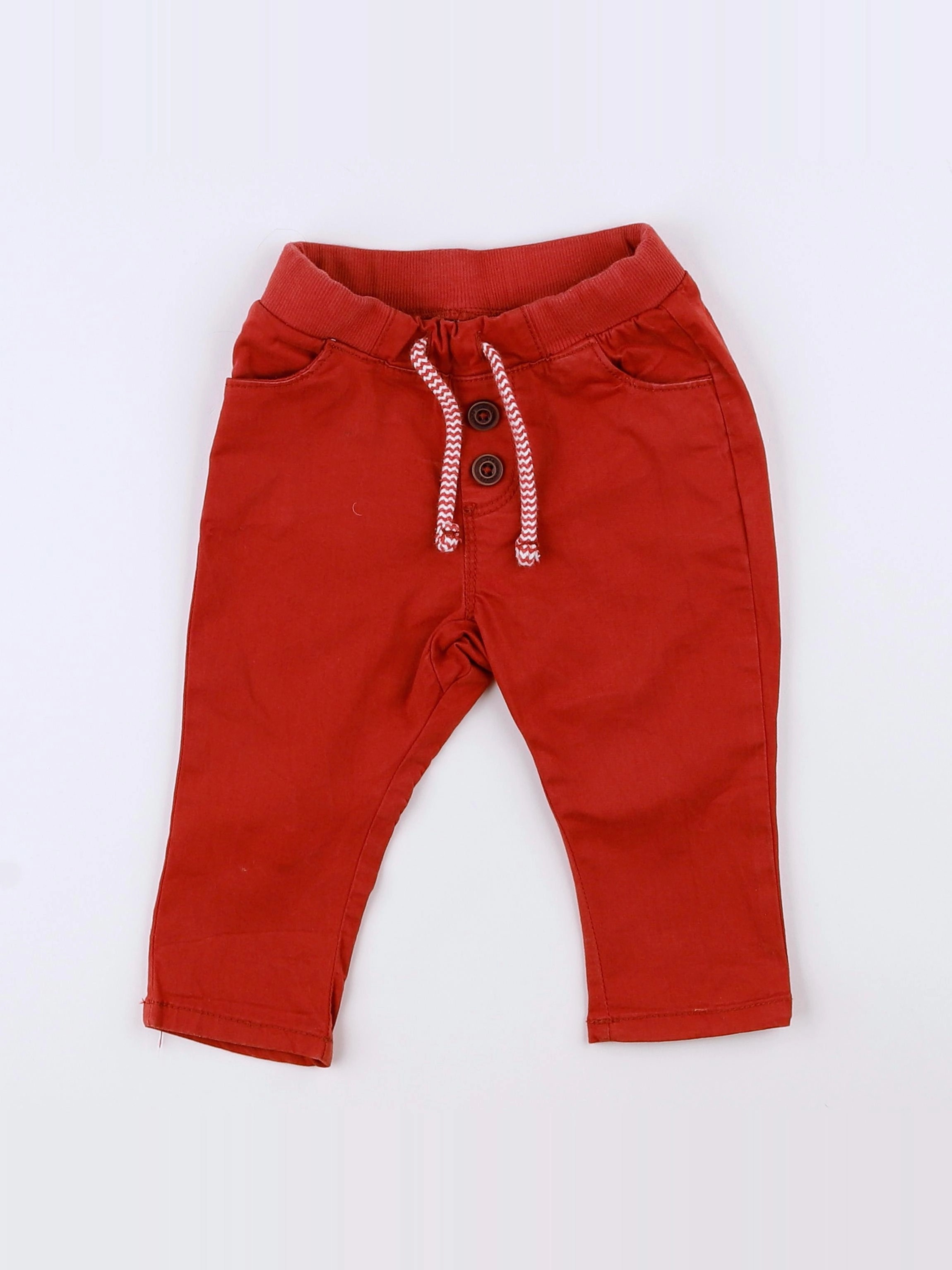 Tape à l'oeil - pantalon rouge - 9 mois