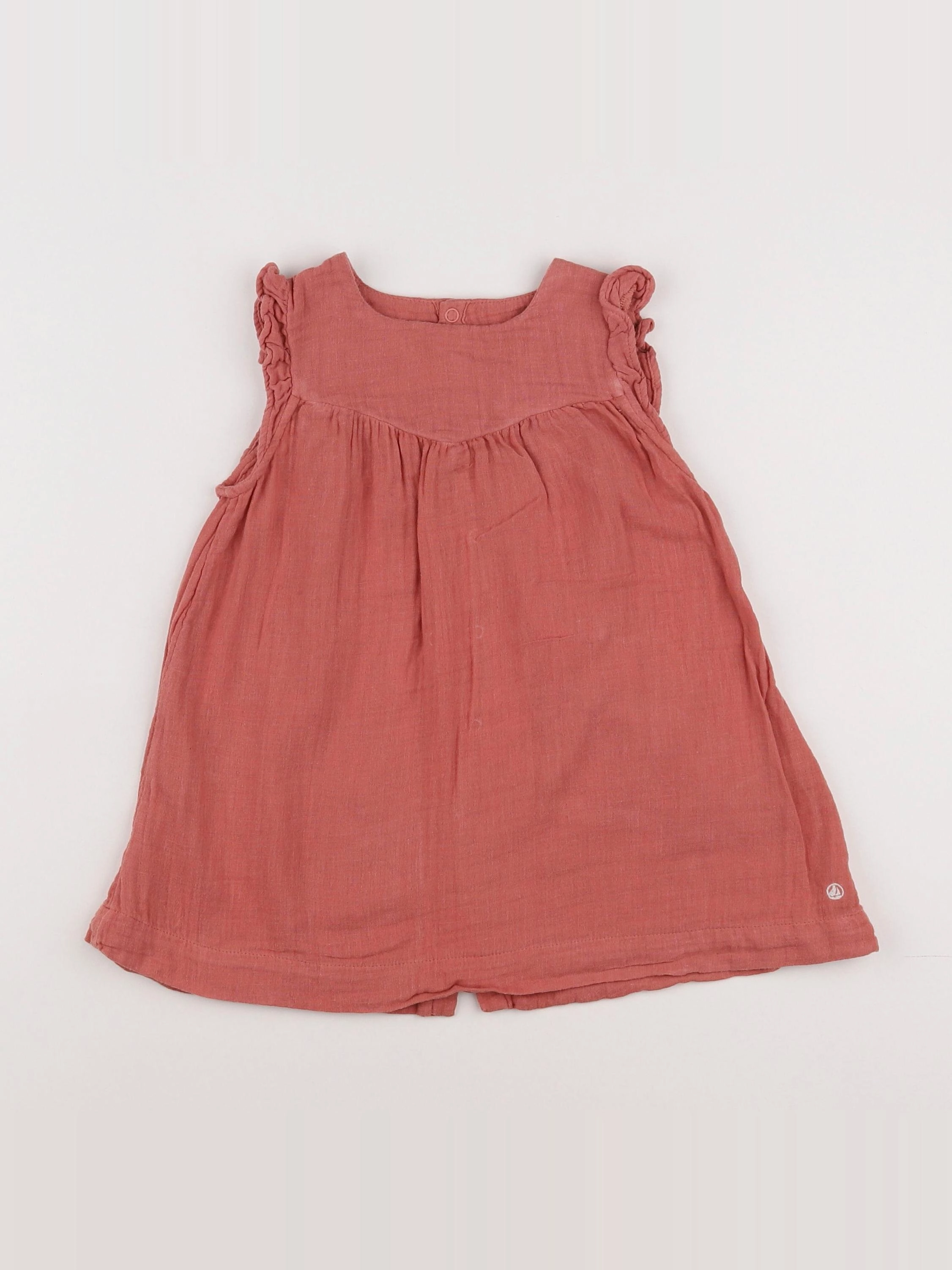 Petit Bateau - robe rose - 18 mois