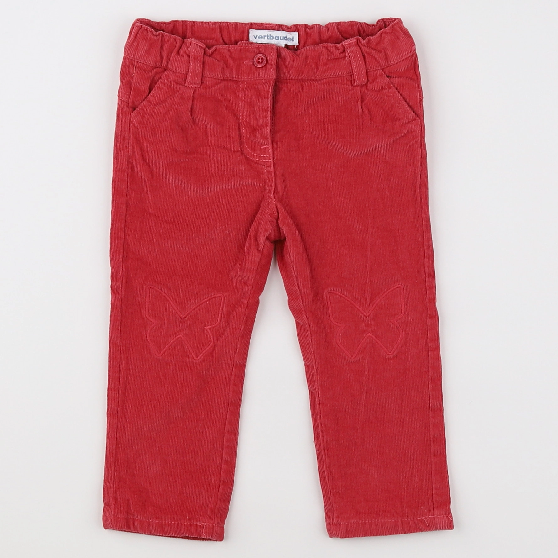 Vertbaudet - pantalon rose - 9 mois