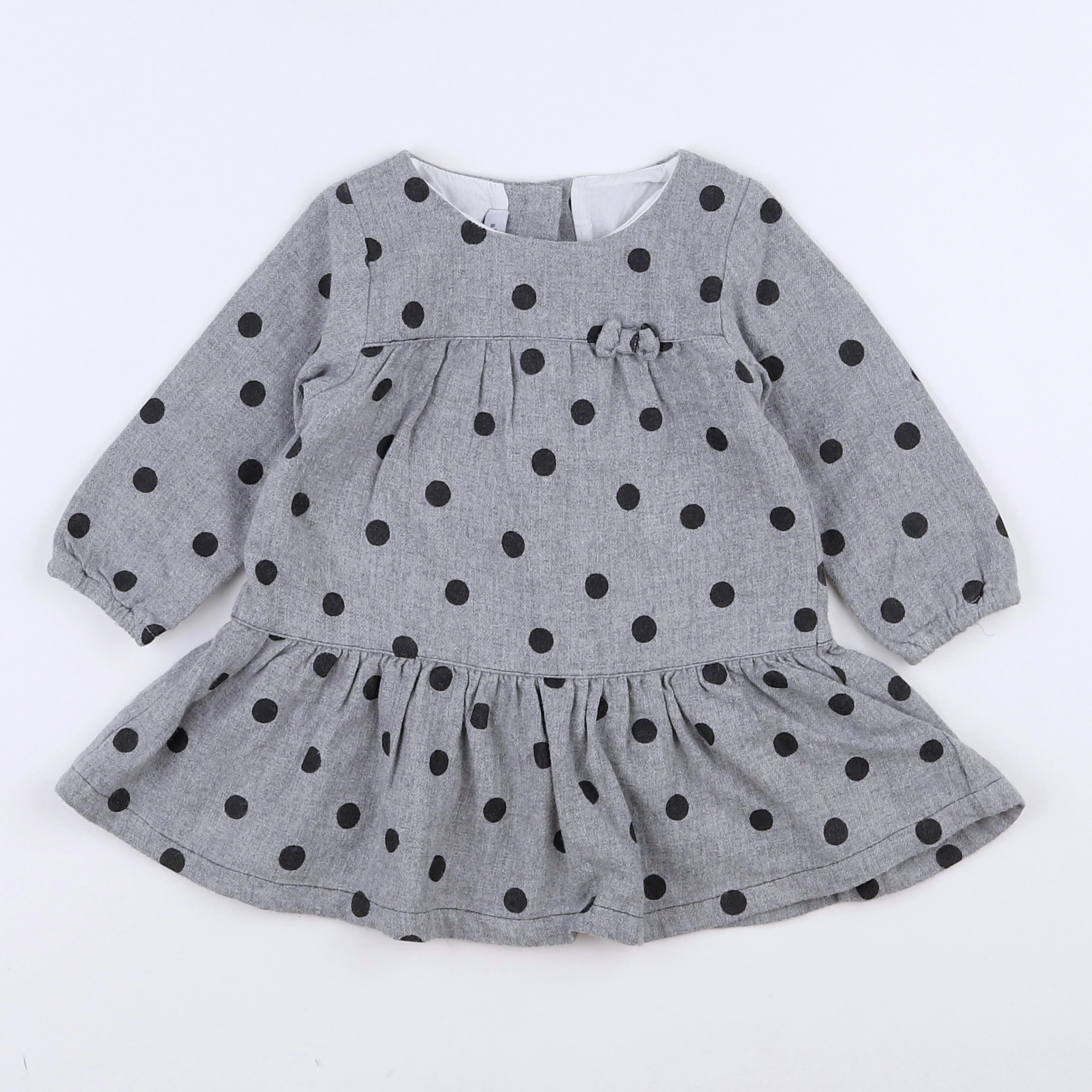 Absorba - robe gris, noir - 9 mois