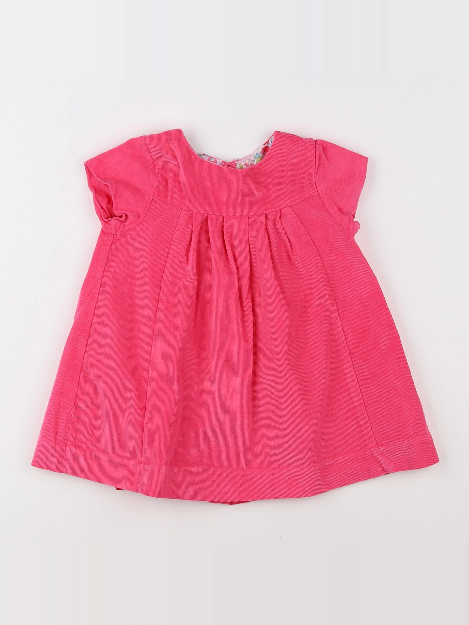 Jacadi - robe rose - 12 mois