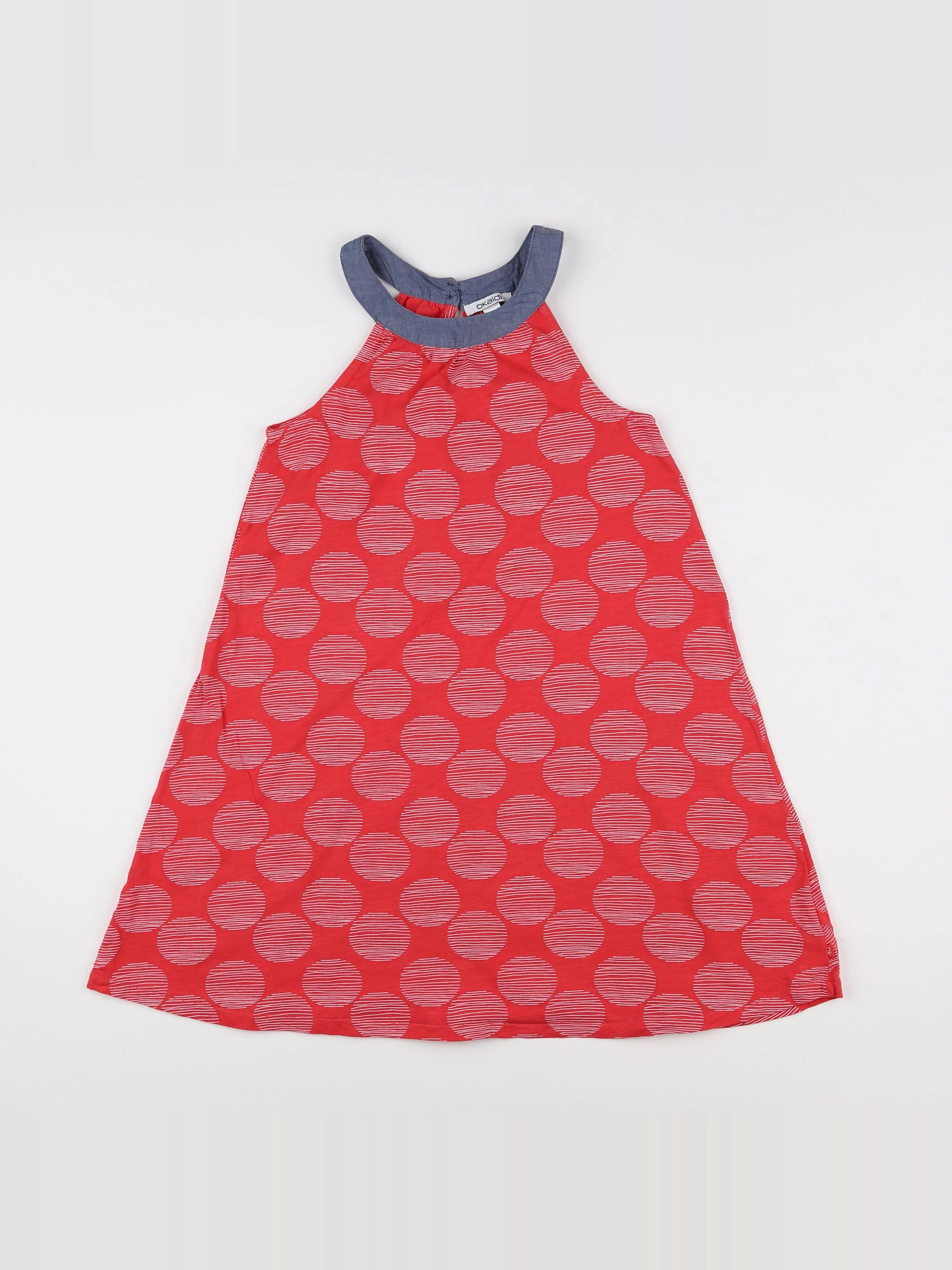 Okaidi - robe rouge - 10 ans