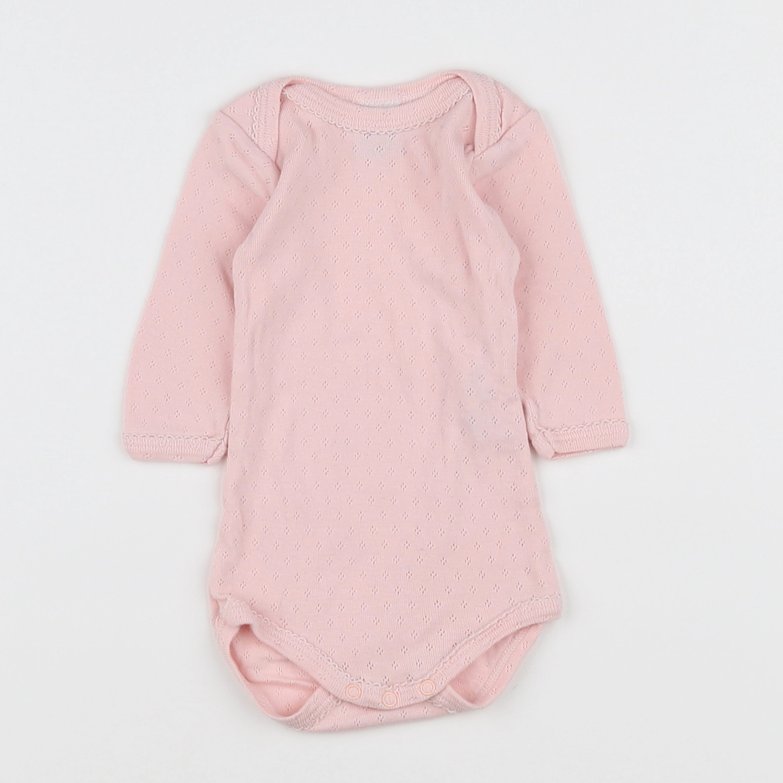 Petit Bateau - body rose - 3 mois