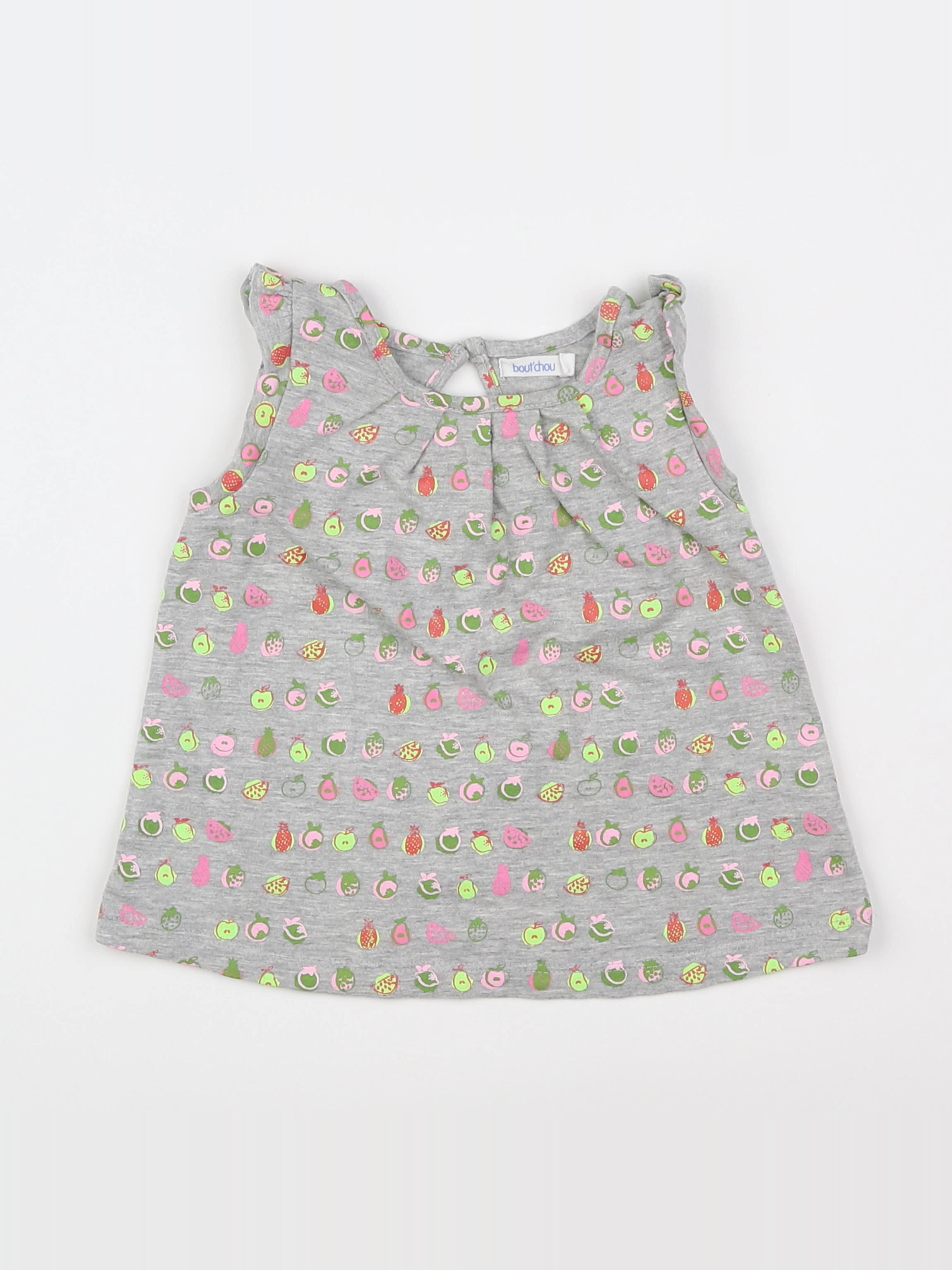 Boutchou - débardeur gris - 6 mois